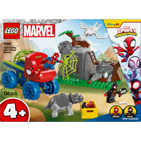 Equipa Spidey: Resgate com Veículo Dinossauro Todo-o-Terreno - 11199 Equipa Spidey: Resgate com Veículo Dinossauro Todo-o-Terreno - 11199
