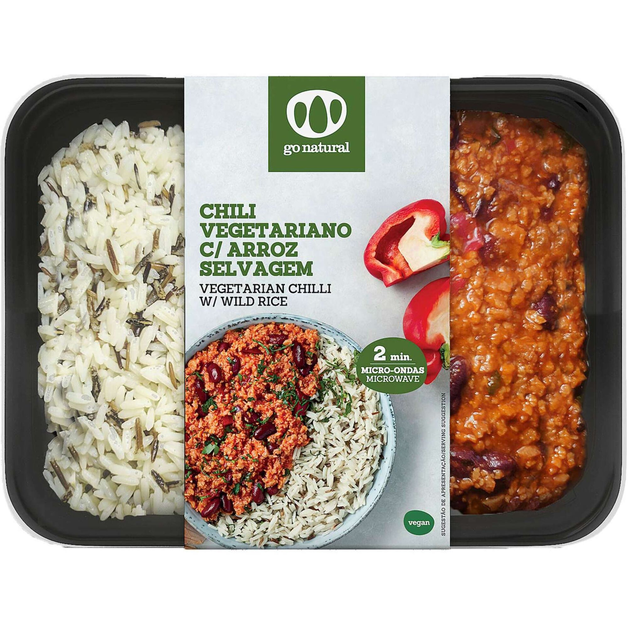 Chili Vegetariano com Arroz Selvagem Chili Vegetariano com Arroz Selvagem