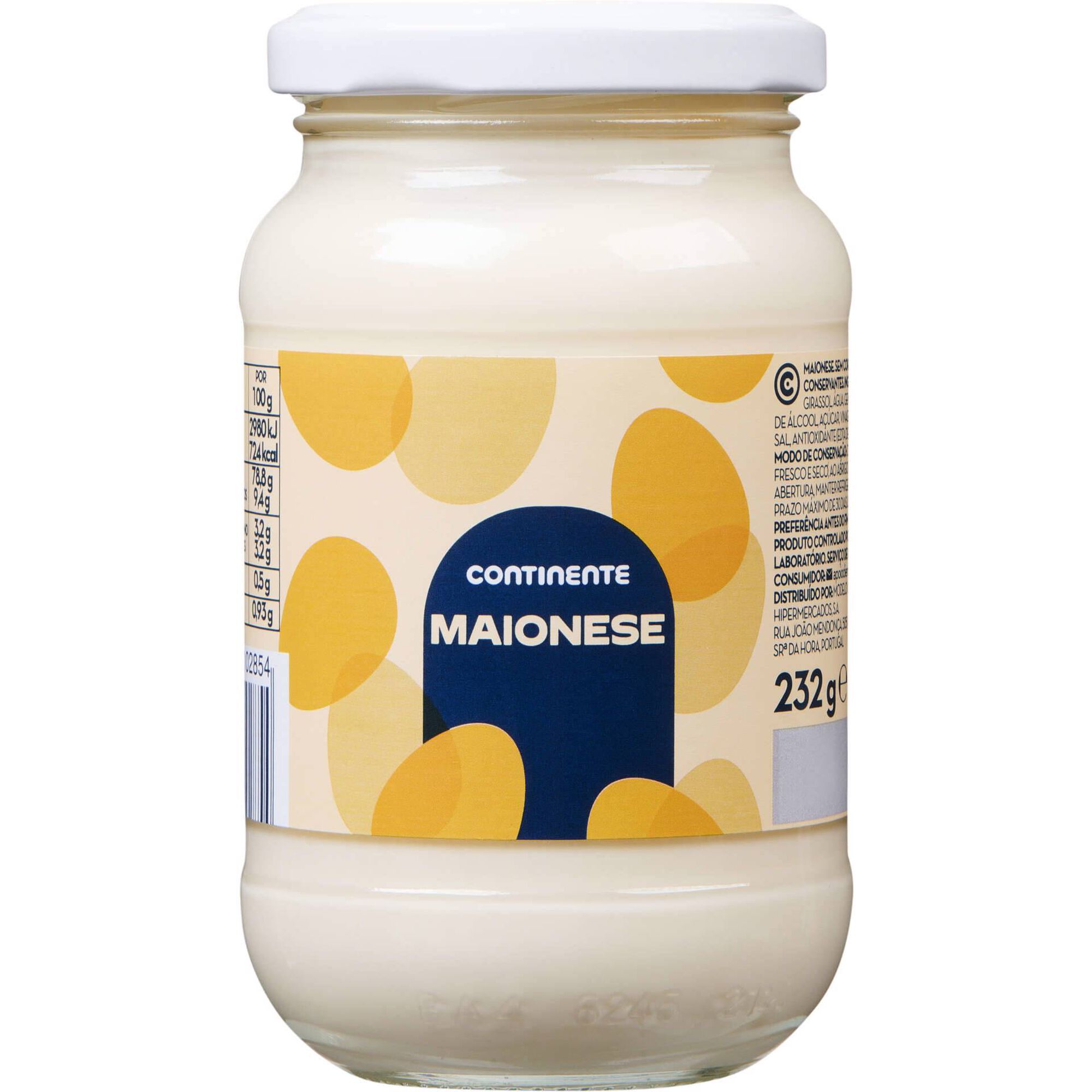 Maionese sem Gl&uacute;ten Continente