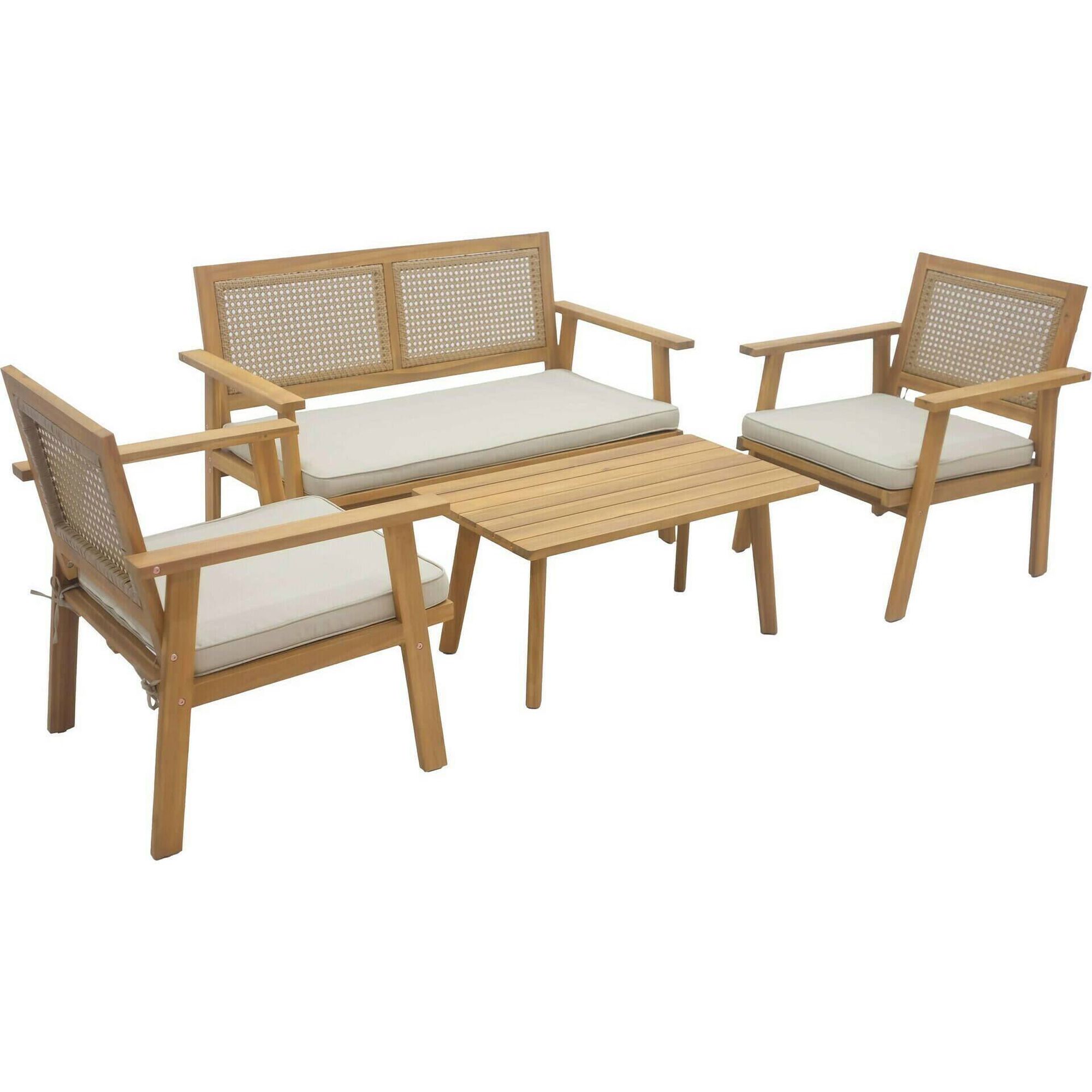 Conjunto Jardim 4 Lugares Maldivas Conjunto Jardim 4 Lugares Maldivas