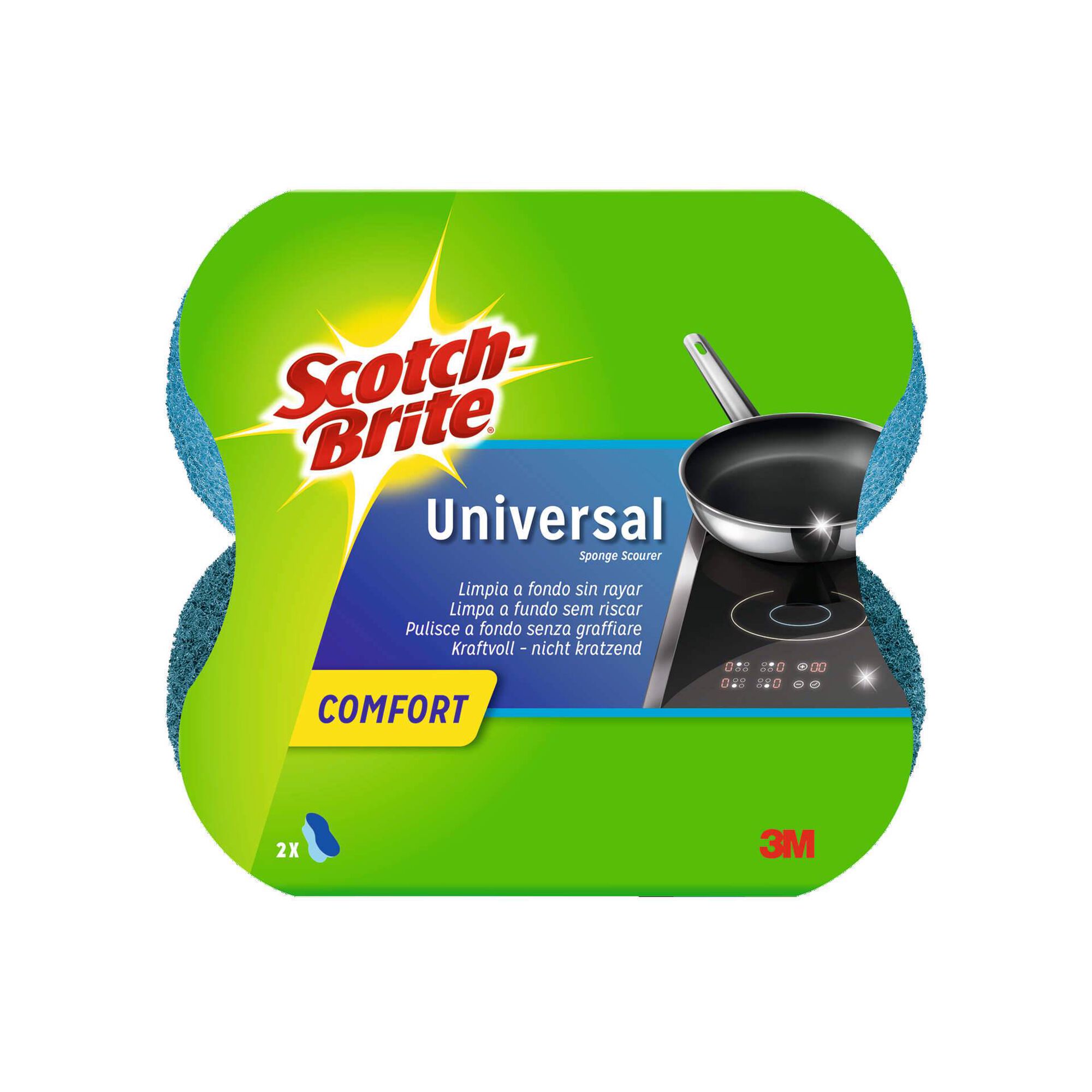 Esfregão Salva Unhas Fibra Azul Esfregão Salva Unhas Fibra Azul