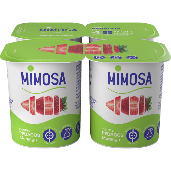 Iogurte Pedaços Morango Mimosa