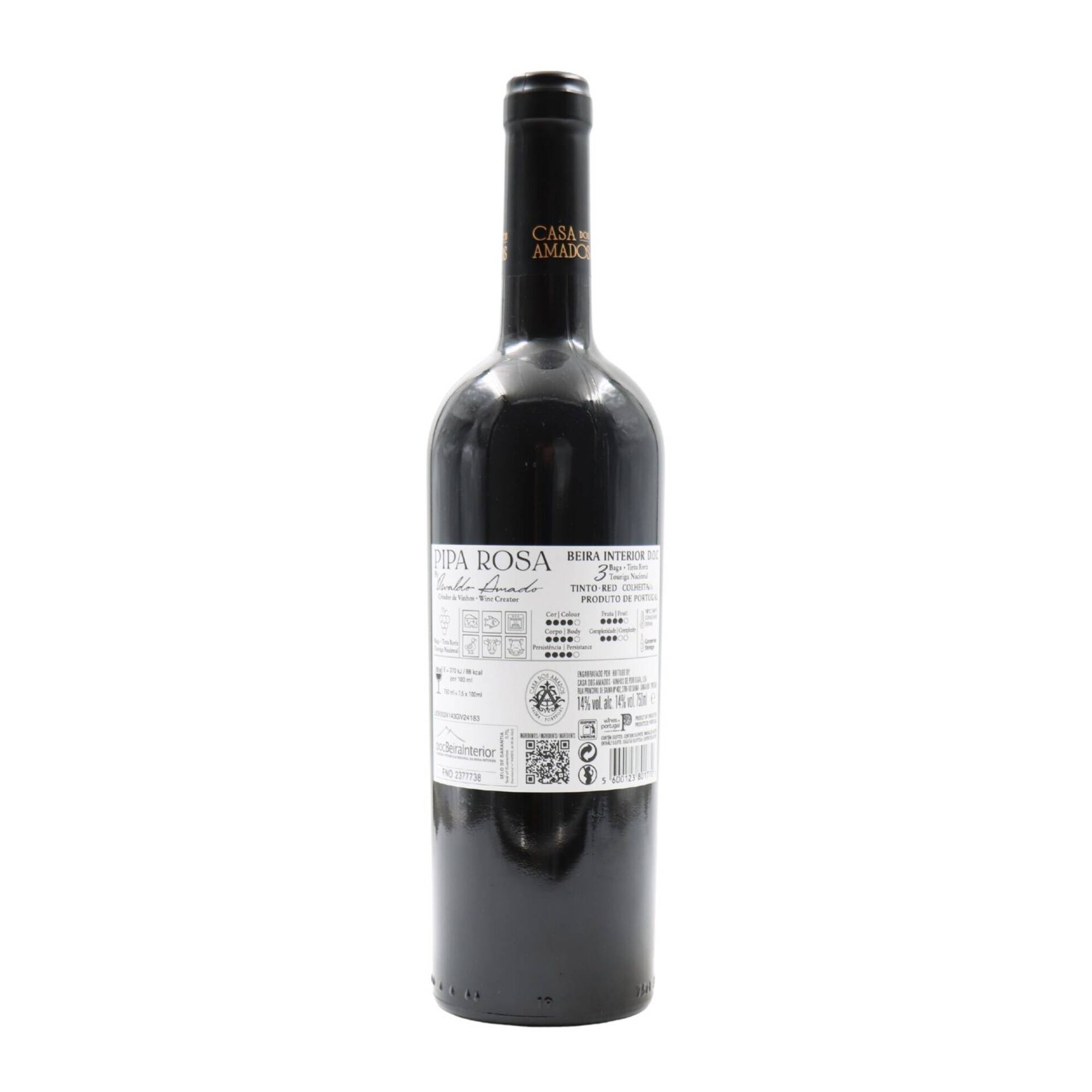 Pipa Rosa 3 Castas Beiras Vinho Tinto