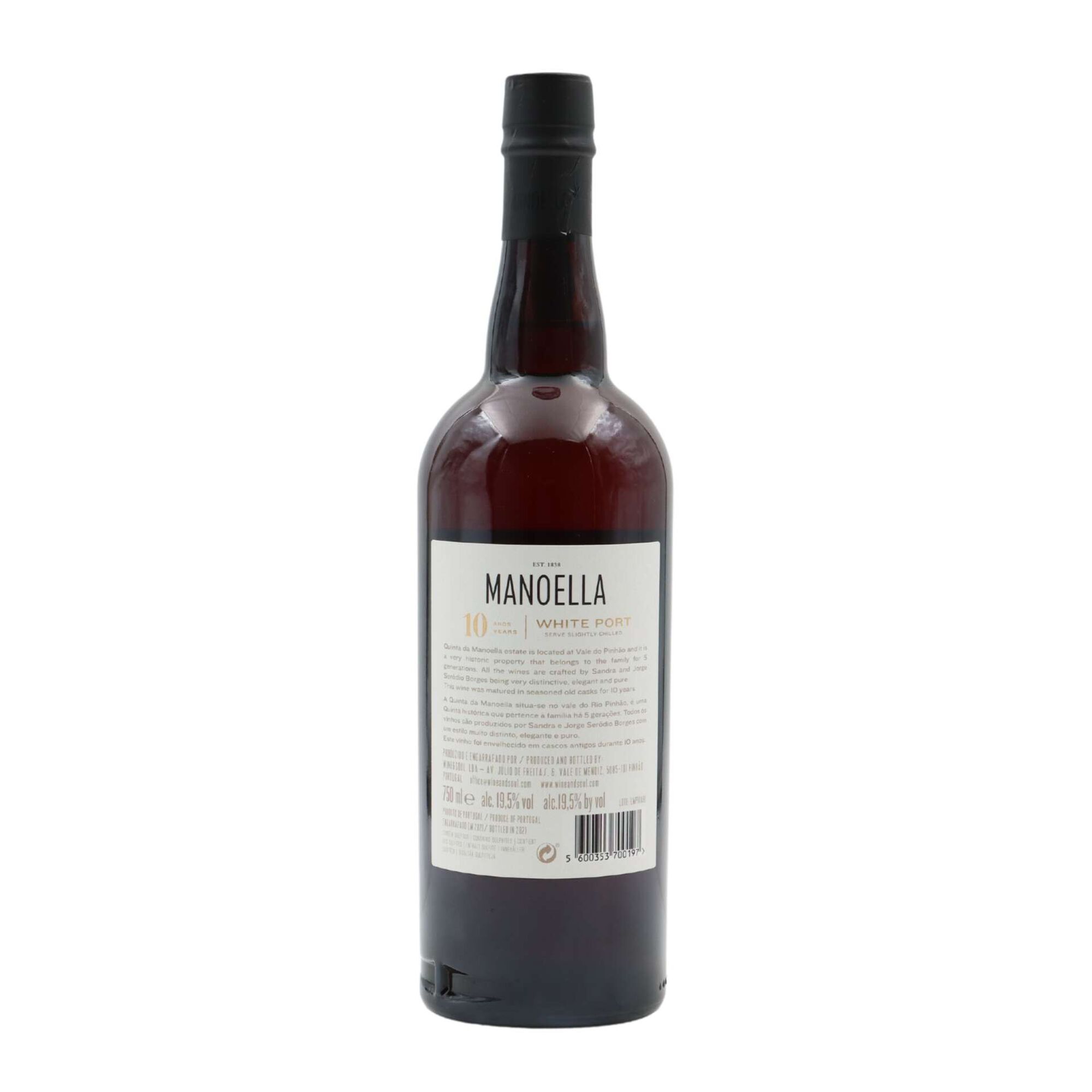 Manoella 10 Anos Vinho Do Porto Branco