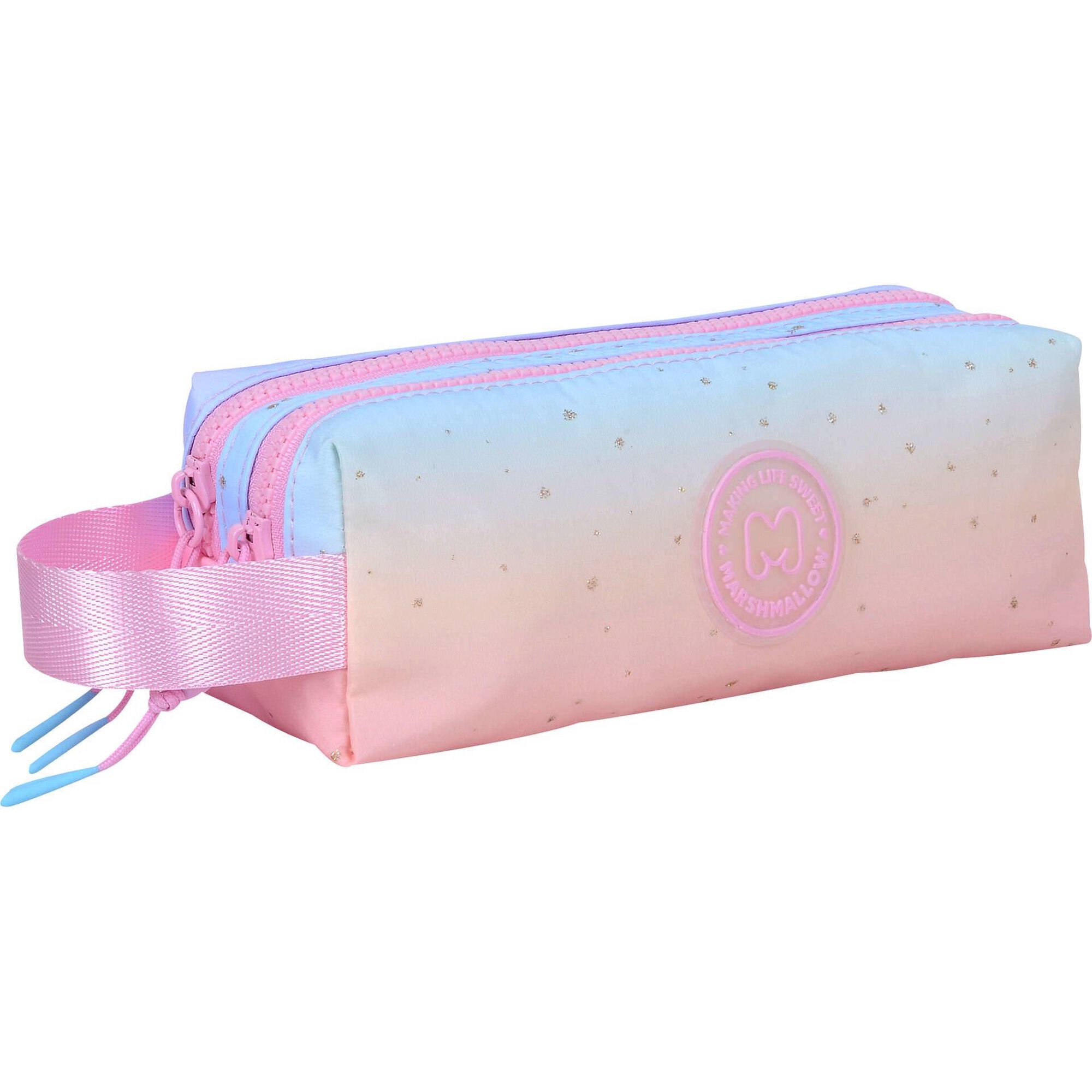 Estojo Duplo Degrad&ecirc; Marshmallow