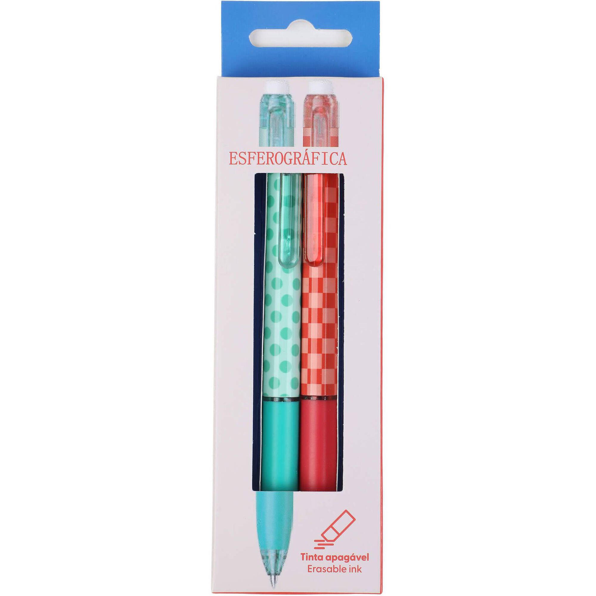 Esferogr&aacute;ficas Tinta Apag&aacute;vel Preta