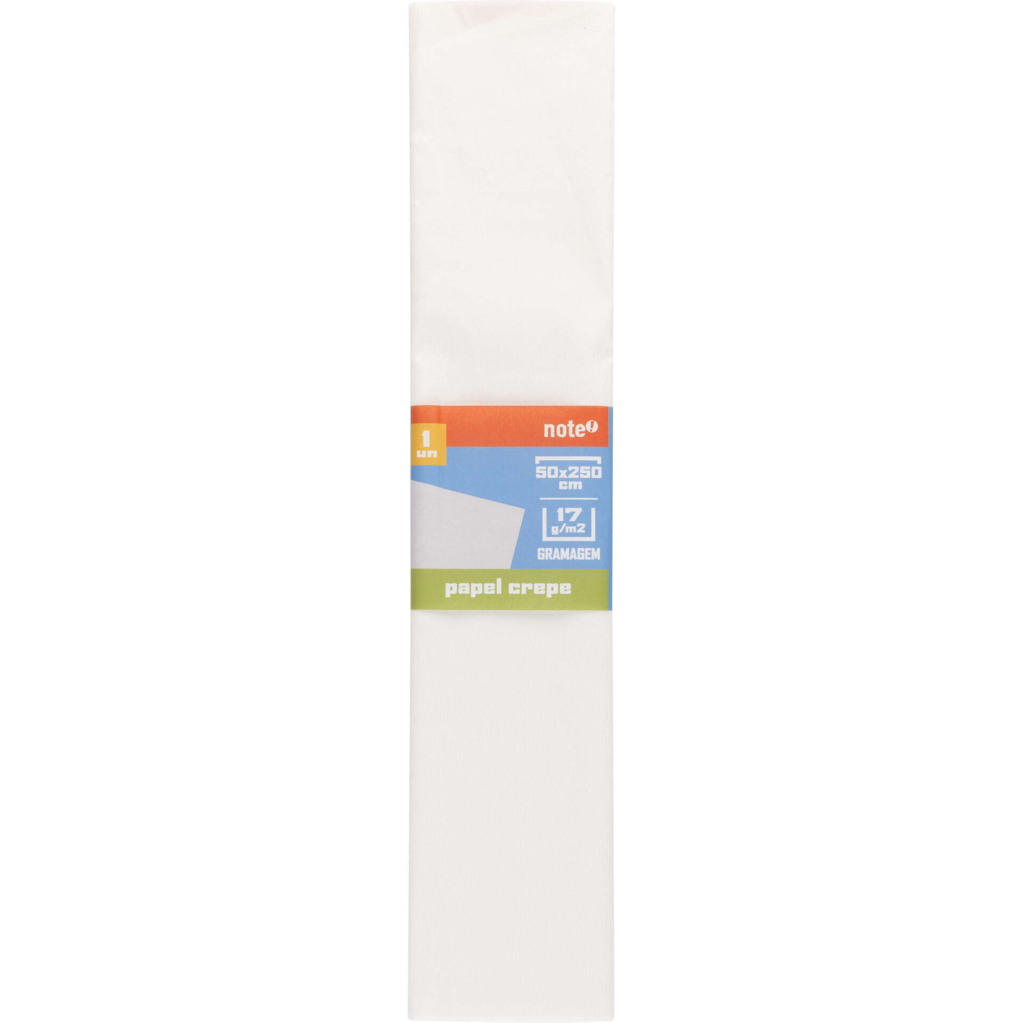 Papel Crepe 250x50cm Branco Note!