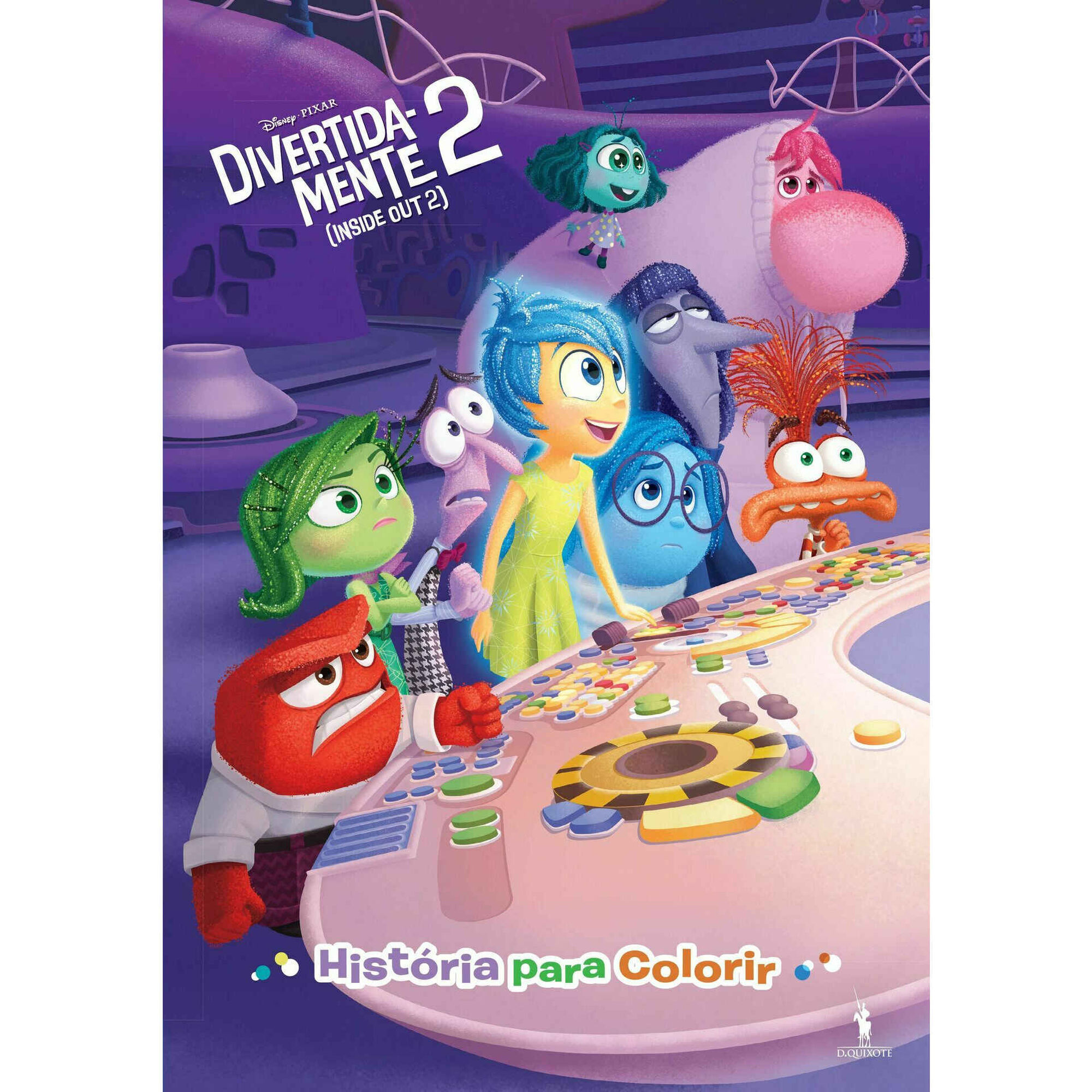 Divertida-Mente 2 - História Para Colorir