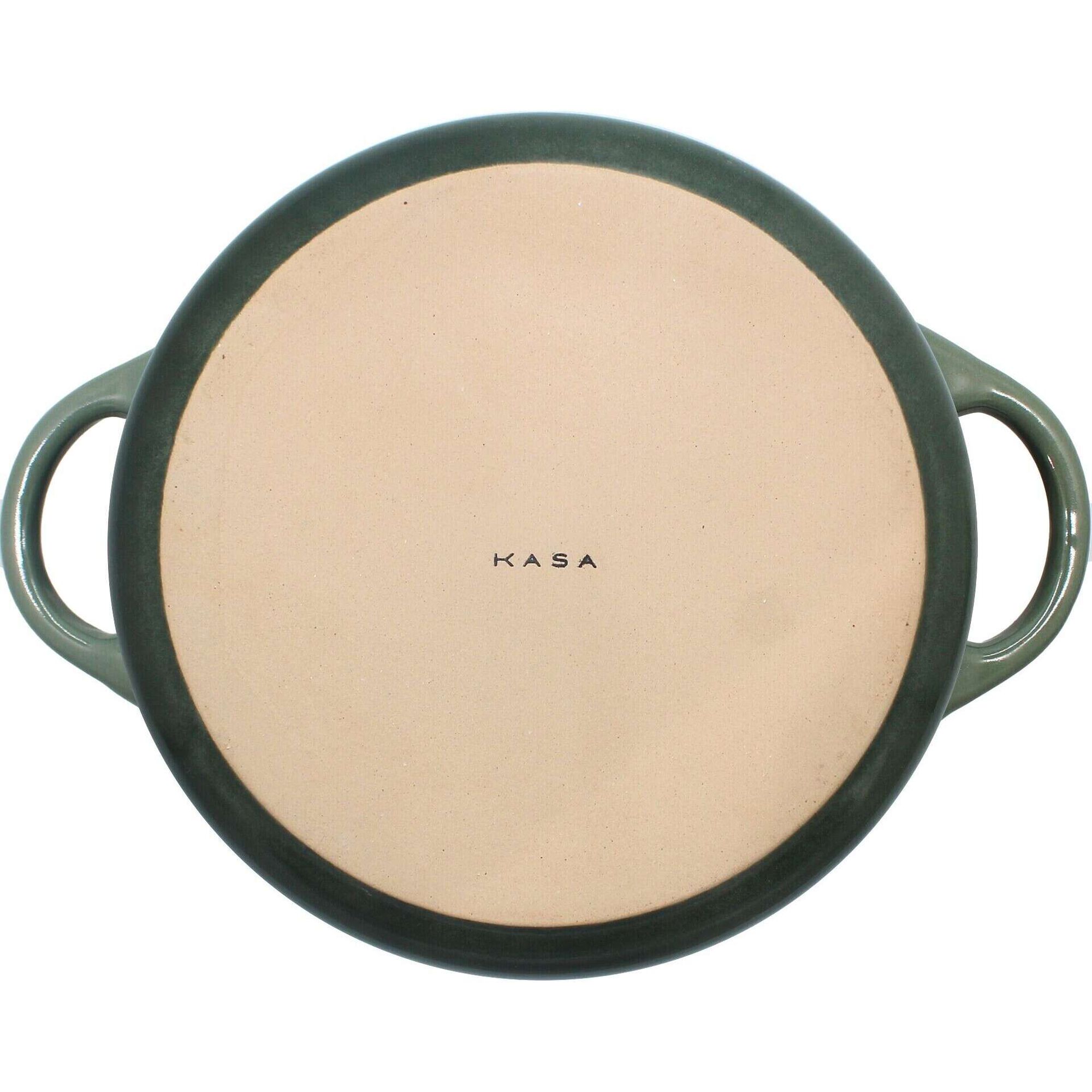 Caçarola Média para Forno Grés 920ml Verde