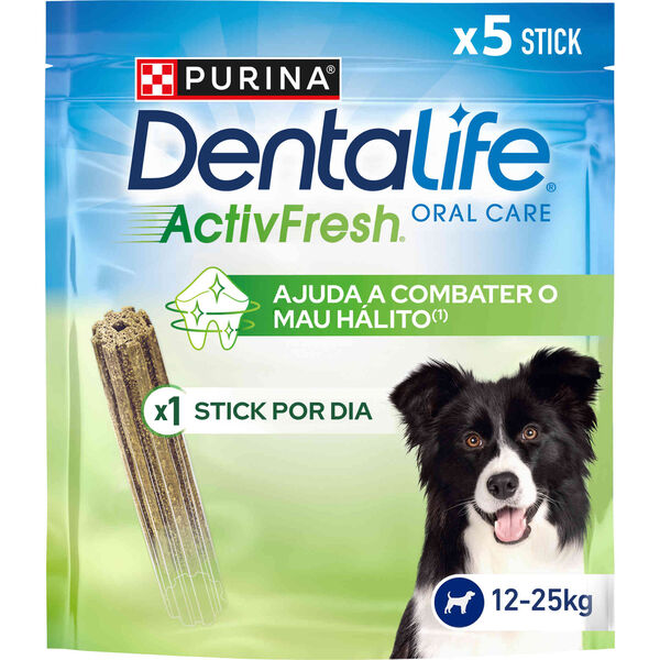 Snack para Cão Médio Activefresh Purina Dentalife