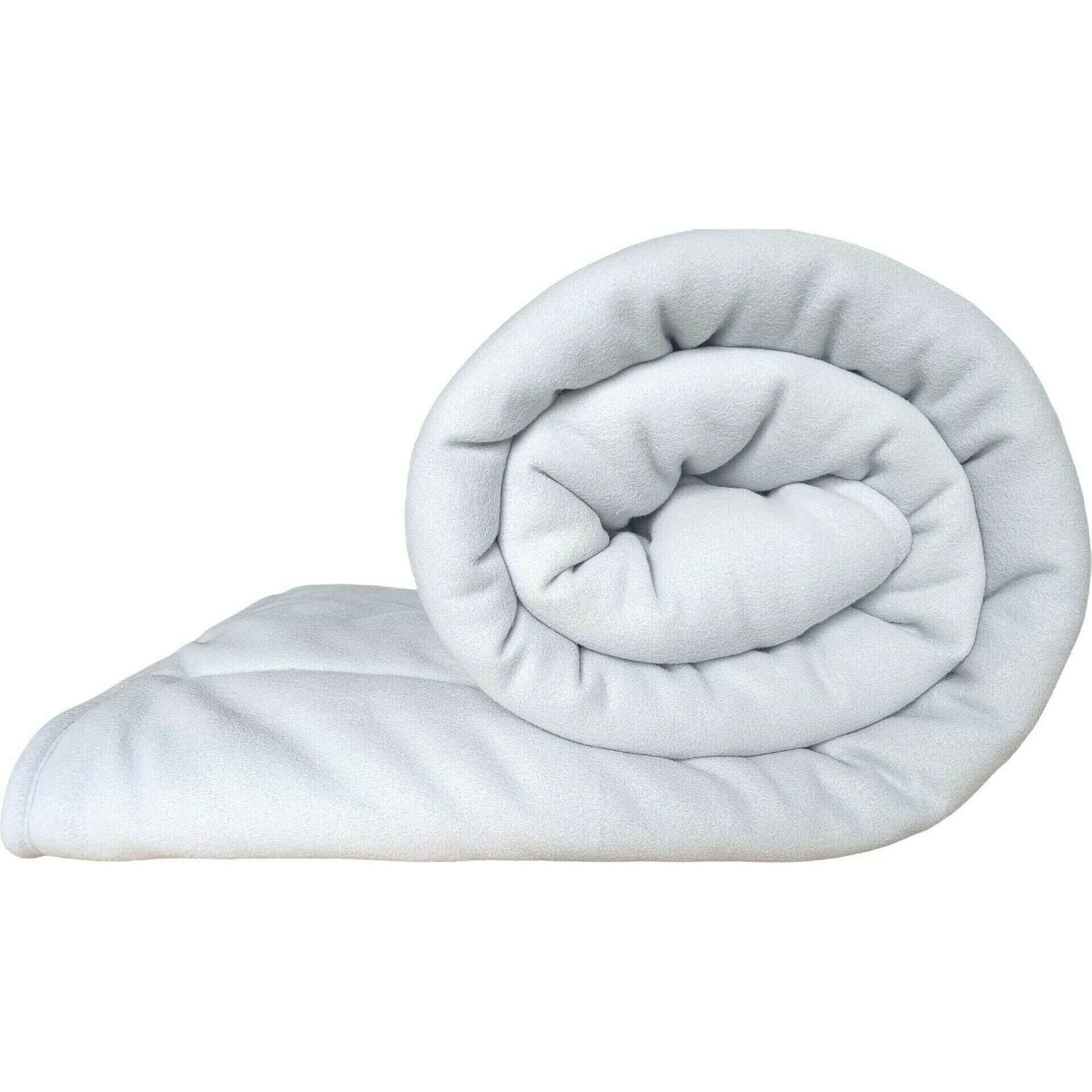 Edred&atilde;o Polar Borreguito 220x240cm Cinza Kasa