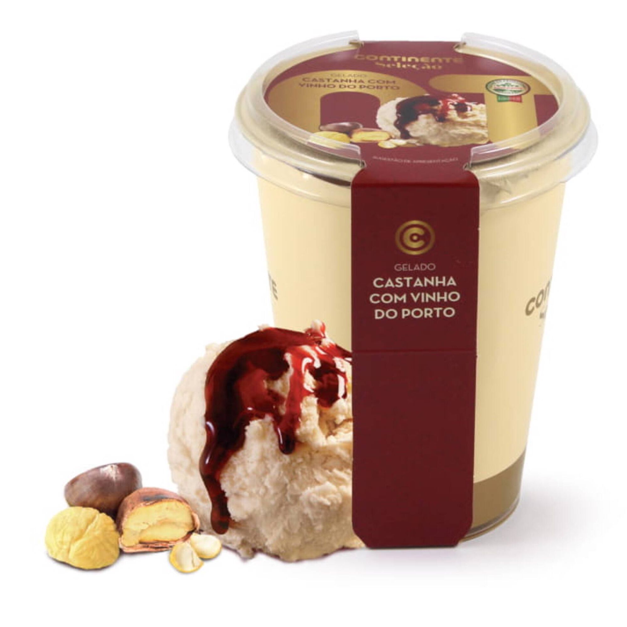 Gelado de Castanha com Vinho do Porto Gelado de Castanha com Vinho do Porto