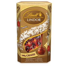 Bombons de Chocolate Lindor Cornet Sortido