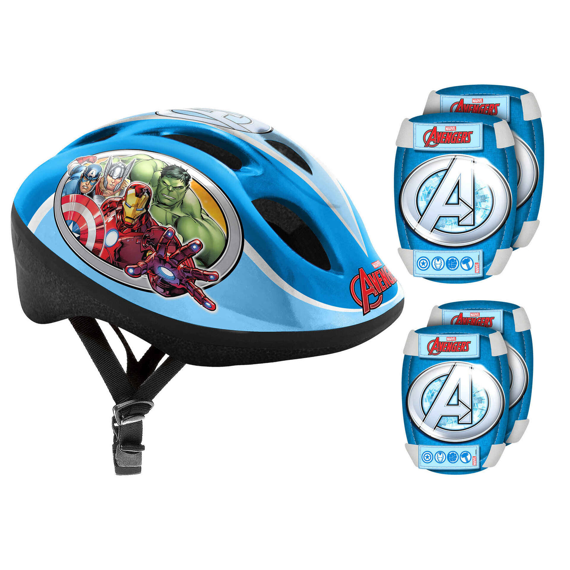 Capacete Joelheira e Cotoveleira Avengers