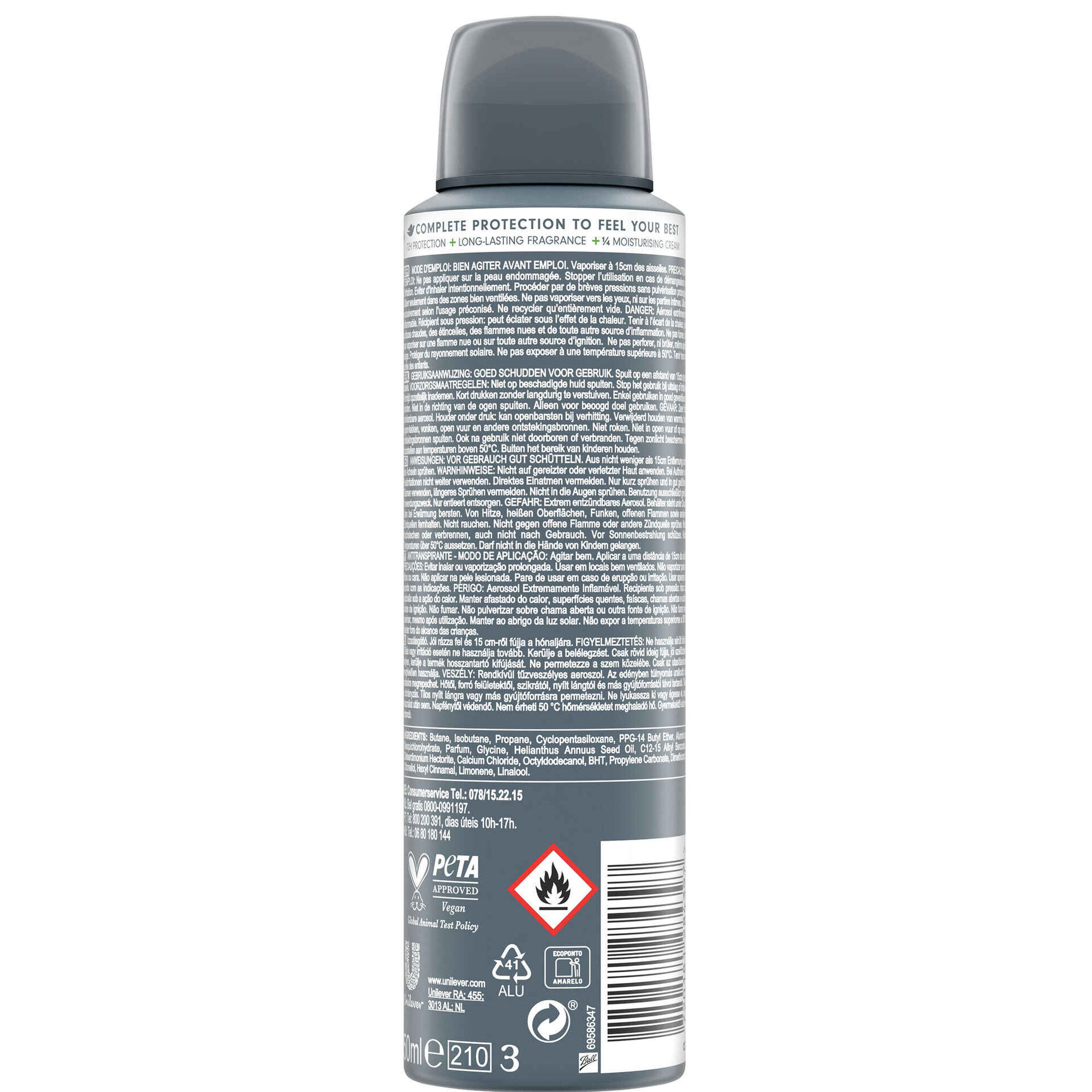 Desodorizante Spray Men Extra Fresh 72H Desodorizante Spray Men Extra Fresh 72H