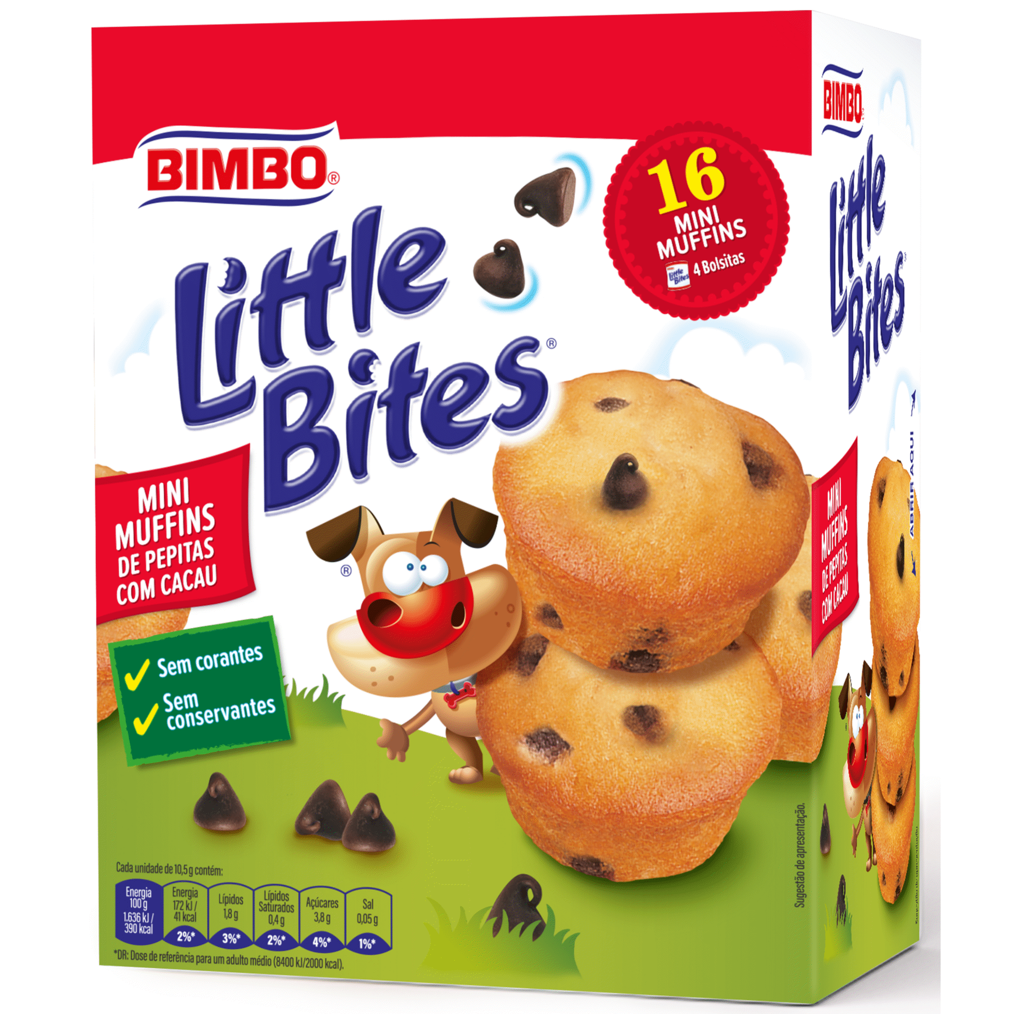 Bolo Muffin Little Bites Bimbo