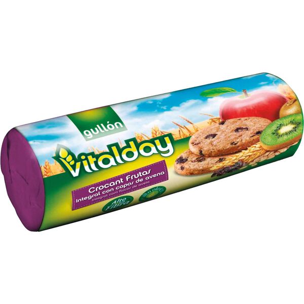 Bolachas Vitalday Crocantes de Fruta e Fibras Gullón