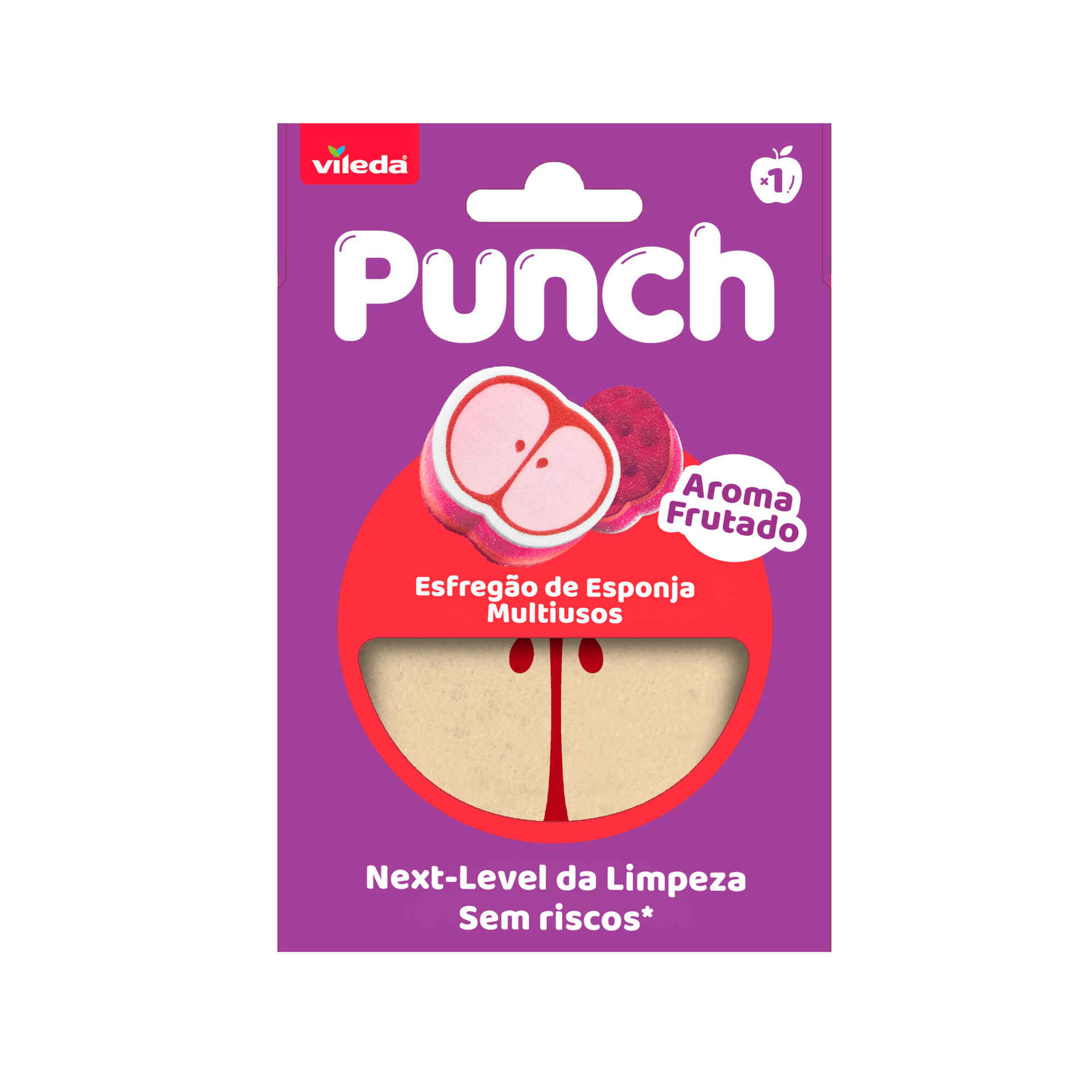 Esfreg&atilde;o Multiusos Punch Ma&ccedil;&atilde; Vileda