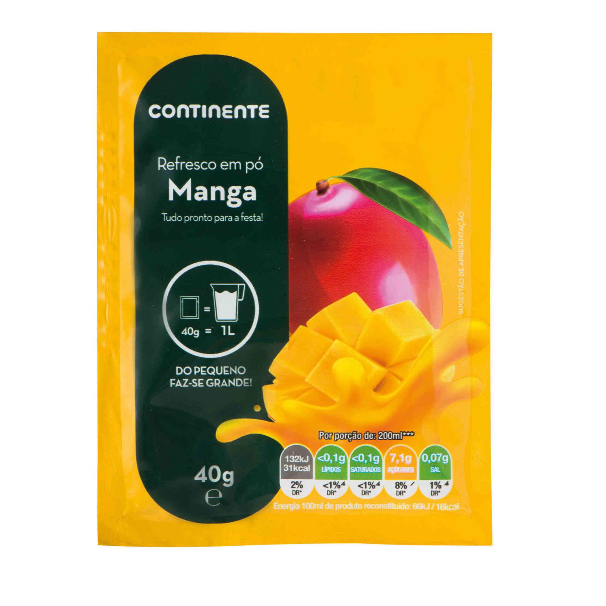 Refresco em Pó Manga