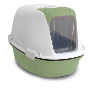 Caixa de Areia para Gato Curvy Luxo Verde MP Bergamo