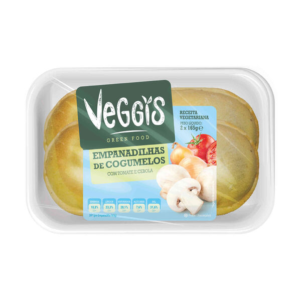 Empanadilha Cogumelos Veggis