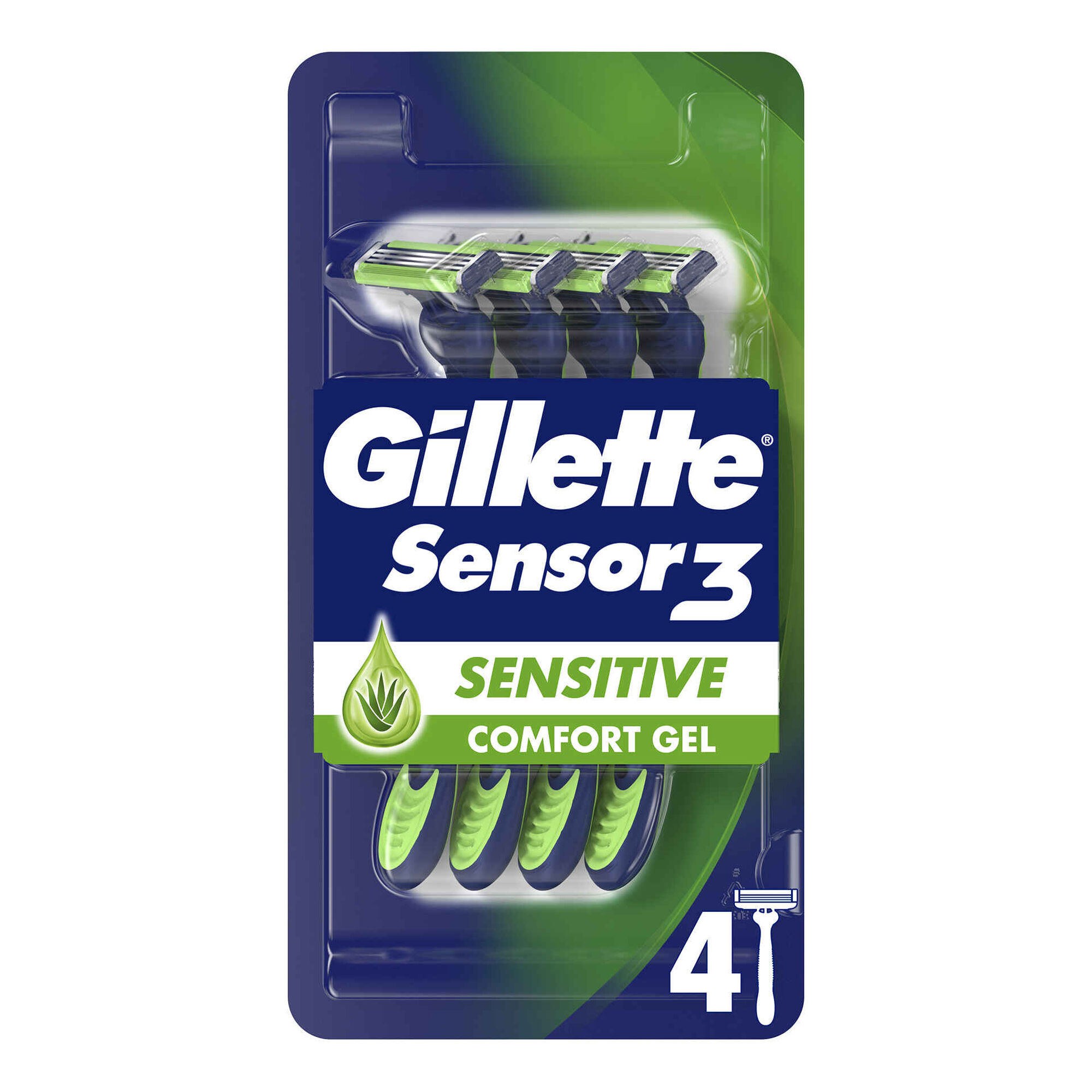 Lâminas Descartáveis Sensor3 Sensitive