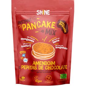 Preparado para Panquecas Amendoim e Pepitas de Chocolate sem Gl&uacute;ten Shine