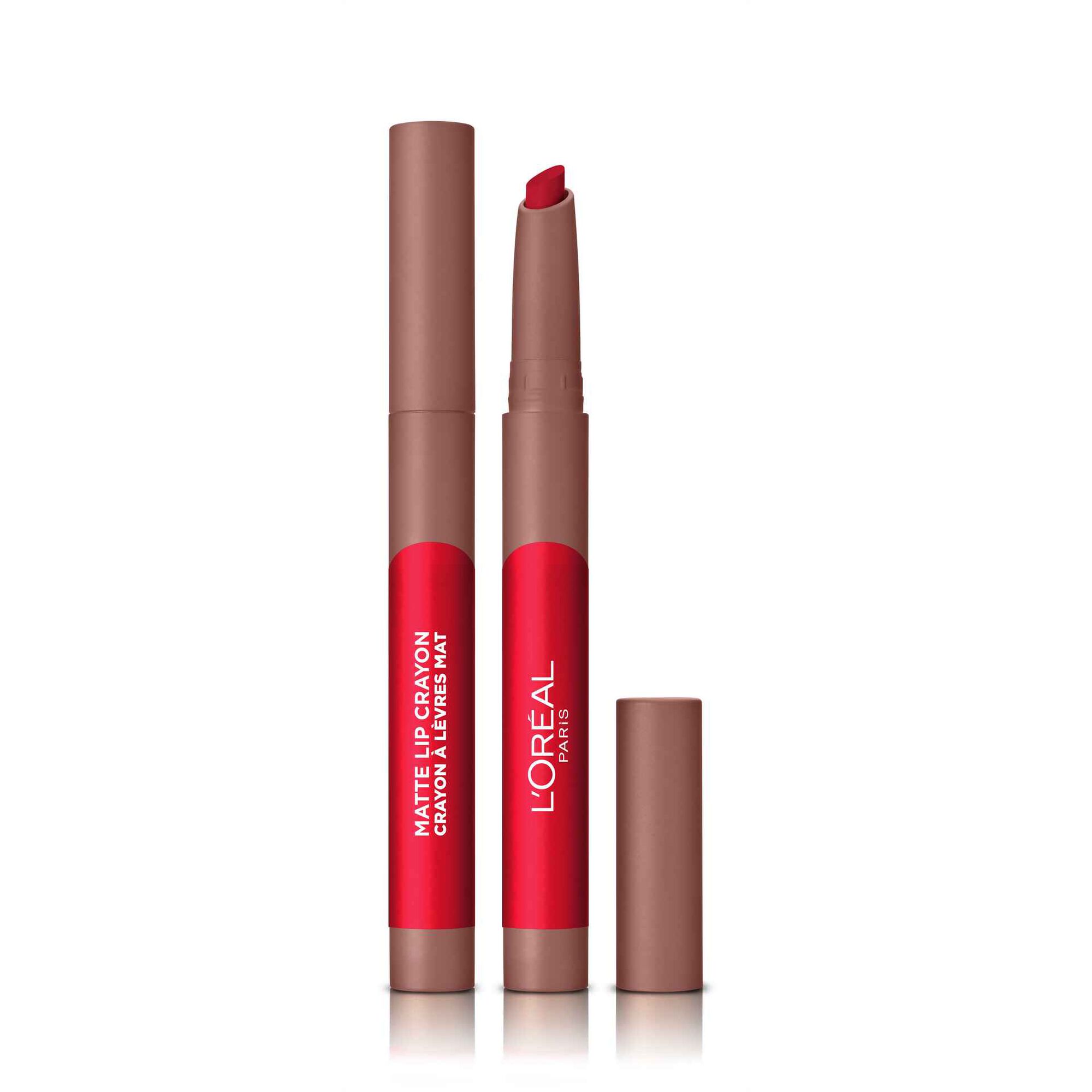 Batom Infalible Matte Lip Crayon Litlle Chili 111