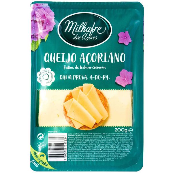Queijo Curado Fatiado Milhafre