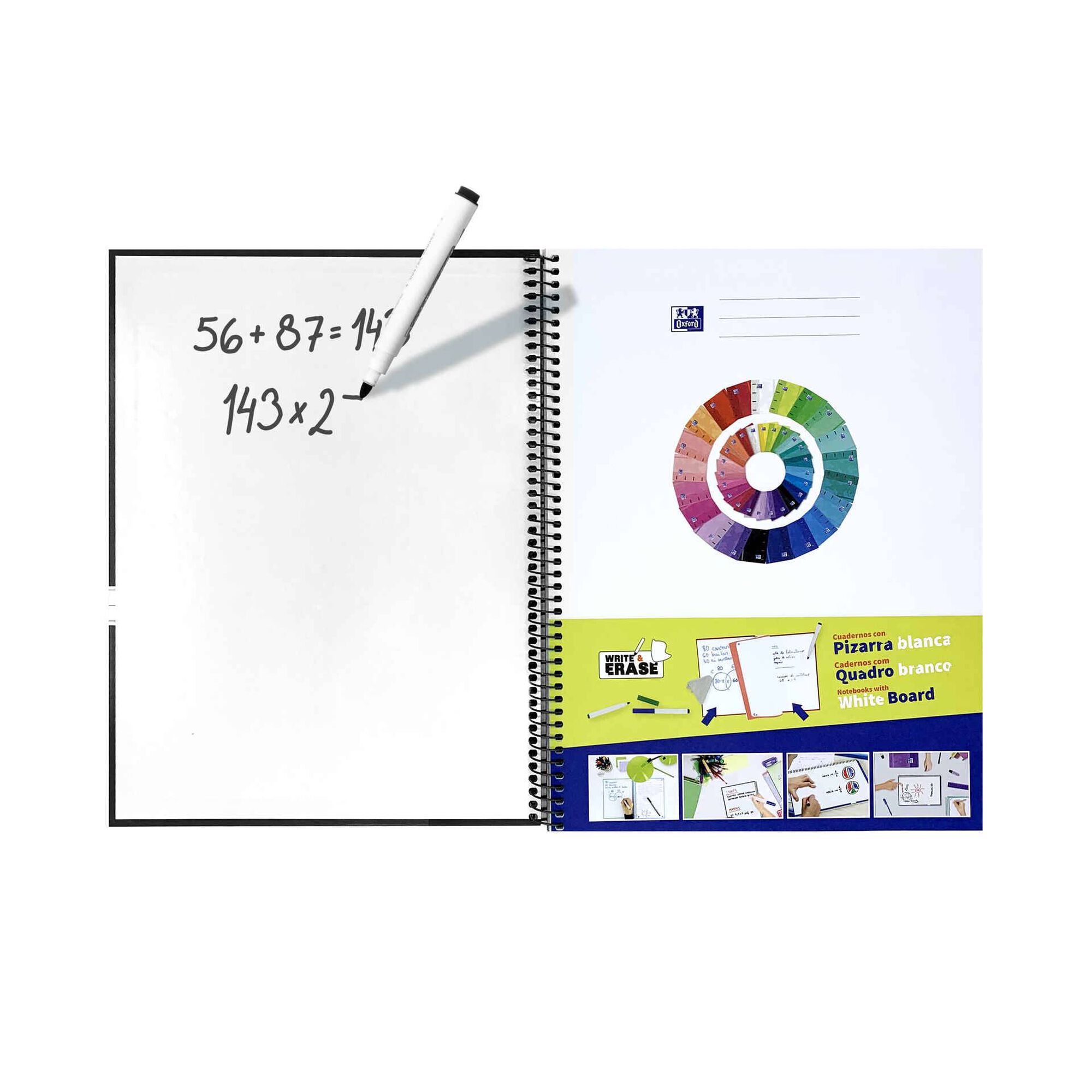 Caderno Espiral Europeanbook1 Touch A4 Pautado Oxford