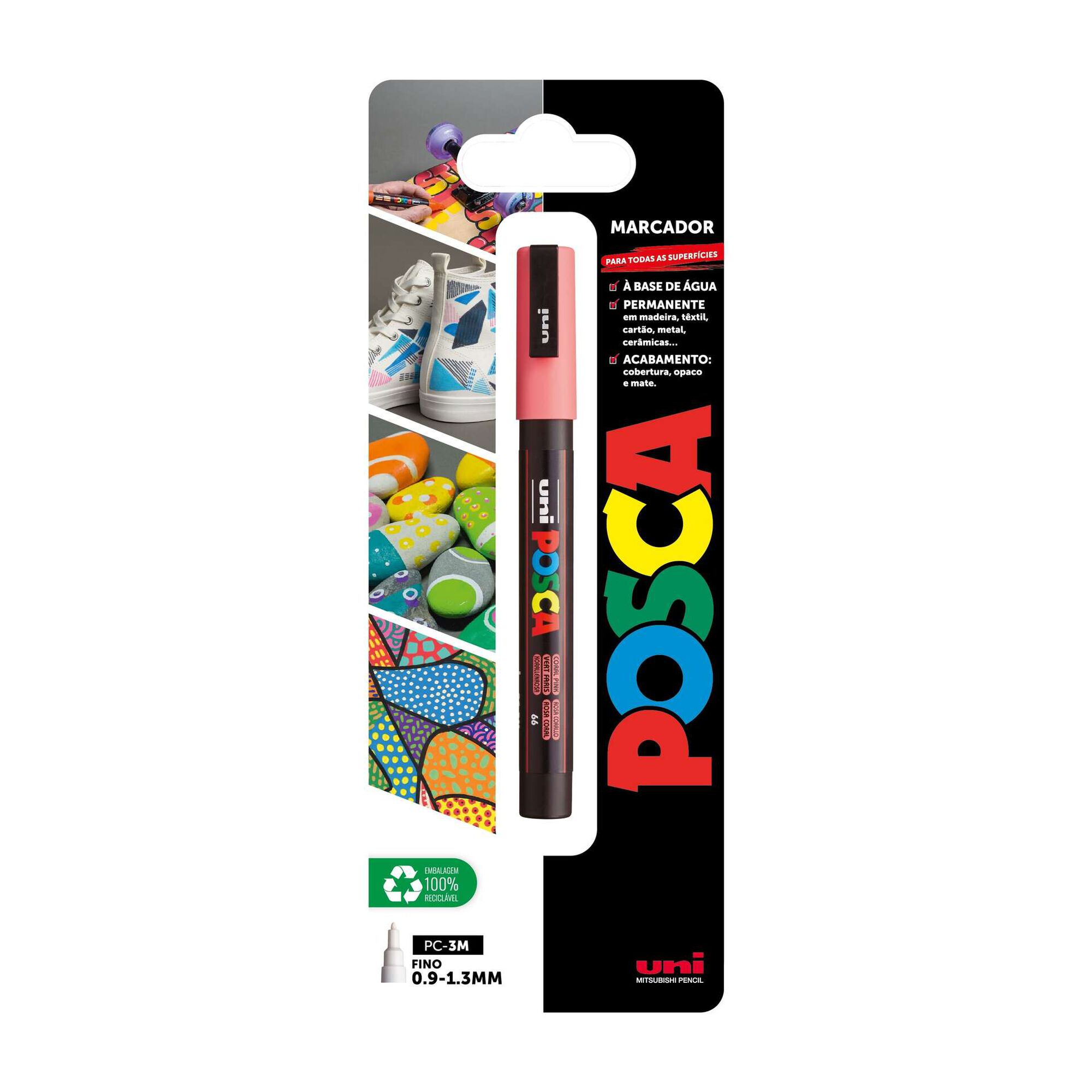 Marcador Permanente Posca PC-3M (várias cores) Marcador Permanente Posca PC-3M (várias cores)
