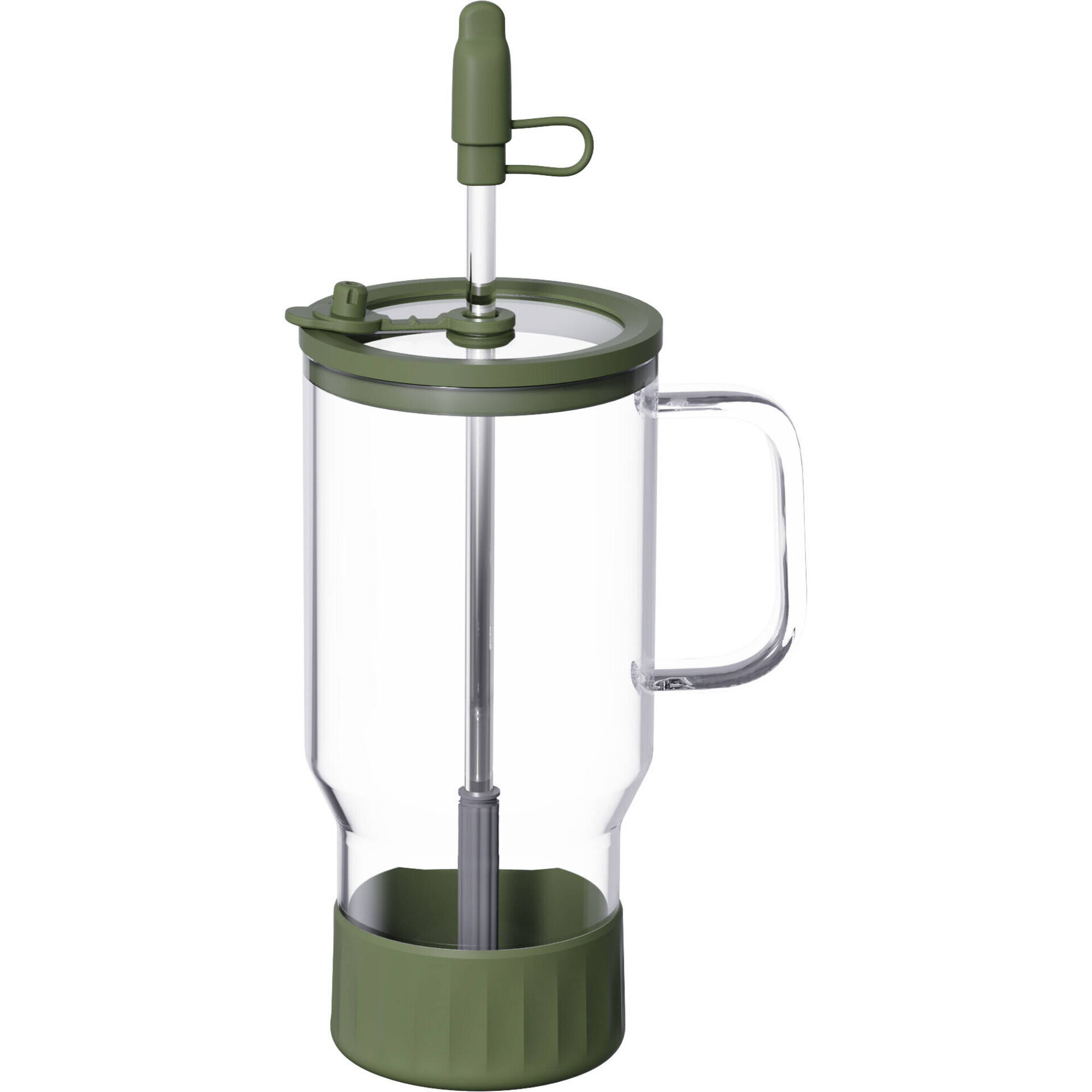 Caneca de Vidro 1L Verde Kasa