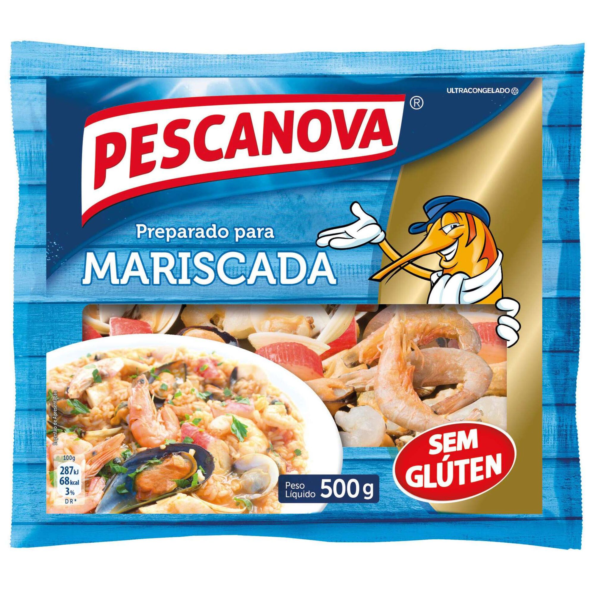 Preparado para Mariscada sem Glúten Congelado Preparado para Mariscada sem Glúten Congelado