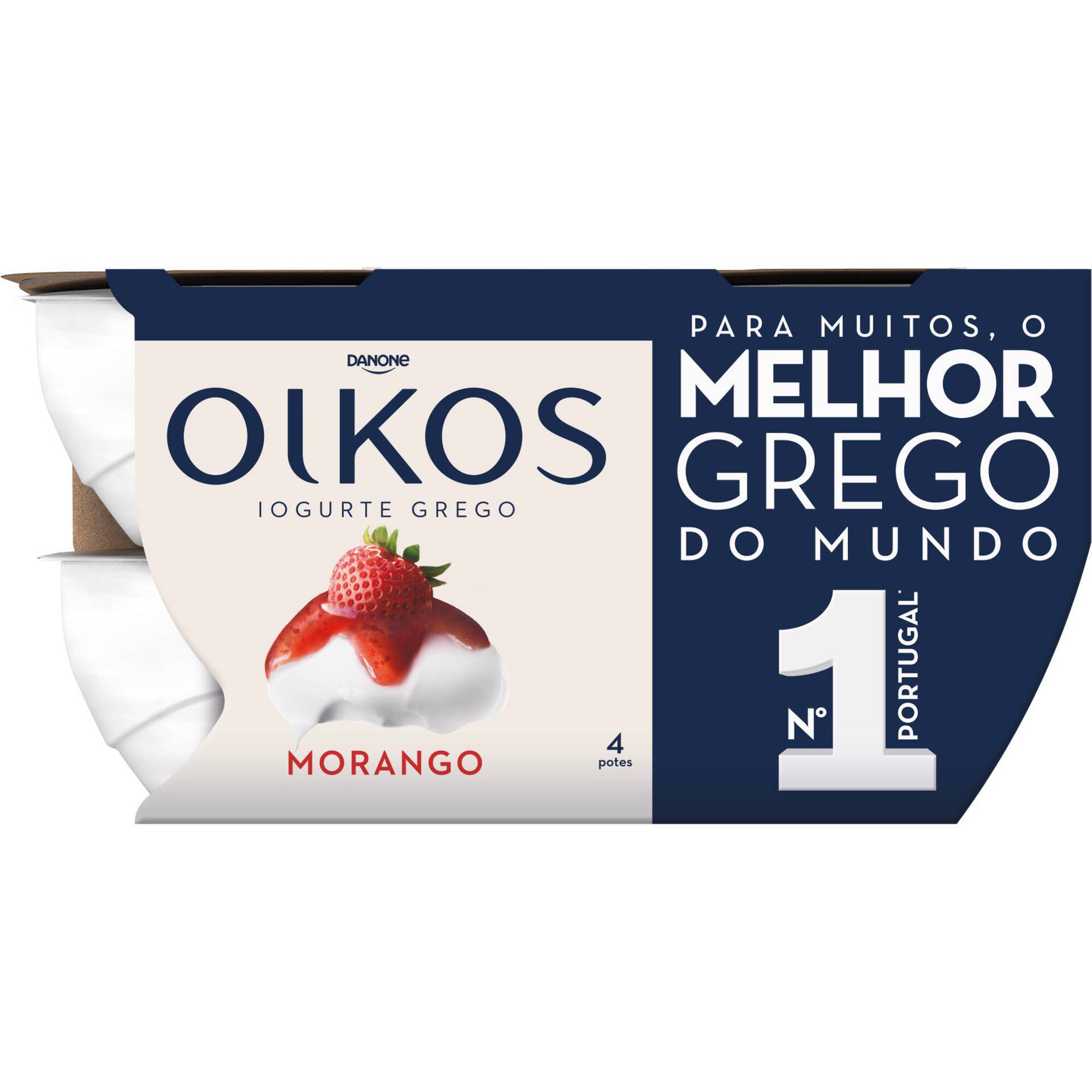 Iogurte Grego Morango Oikos Danone