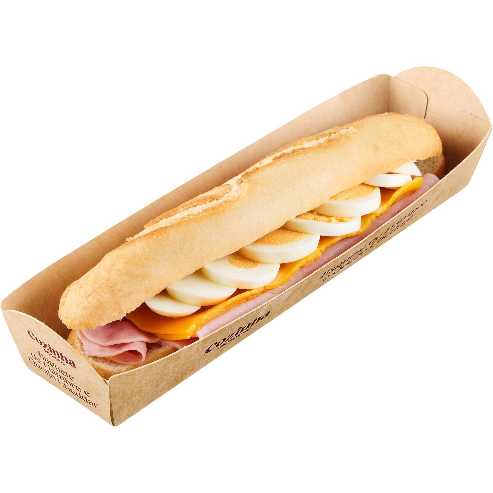 Baguete de Fiambre e Cheddar Cozinha Continente