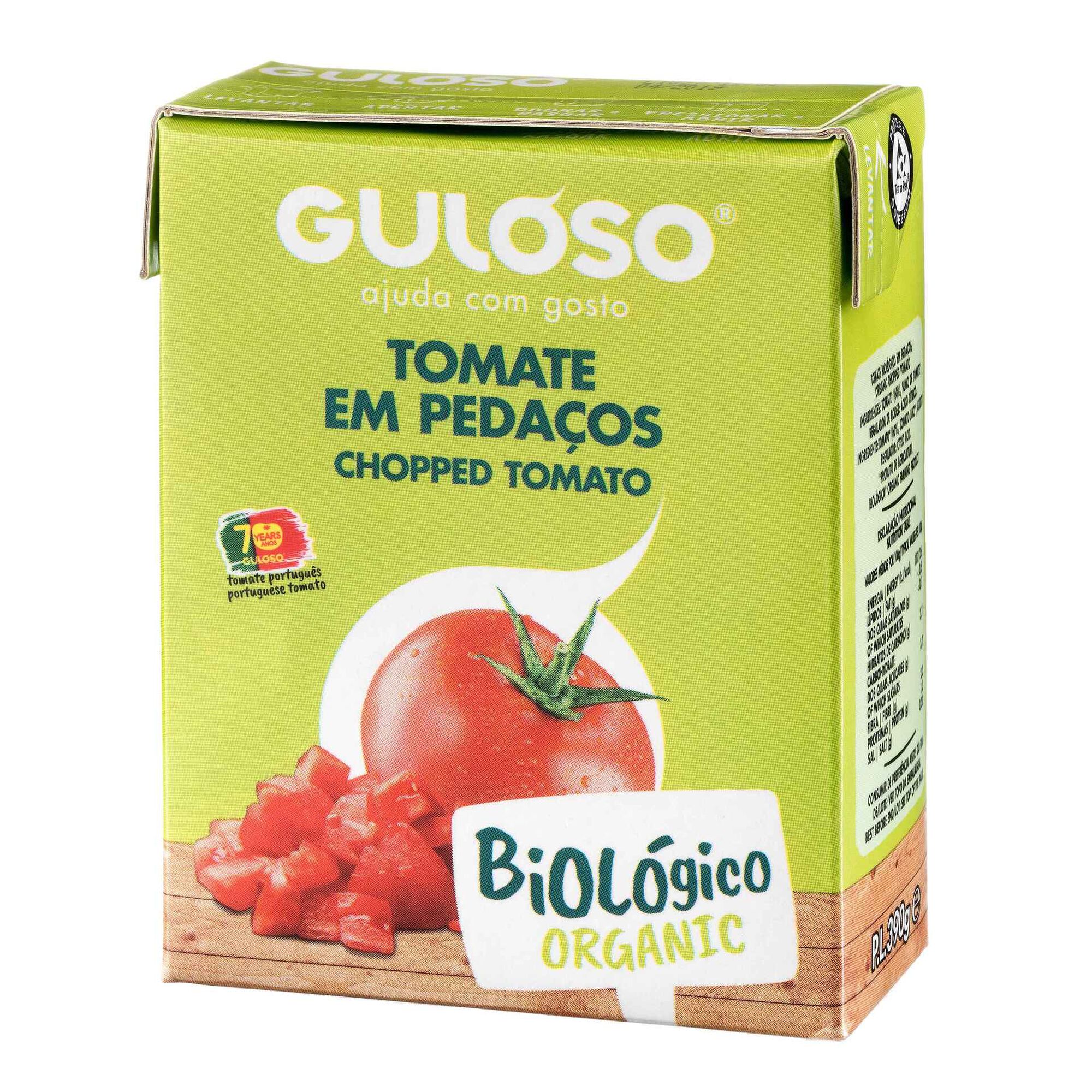Tomate em Pedaços Biológico Tomate em Pedaços Biológico