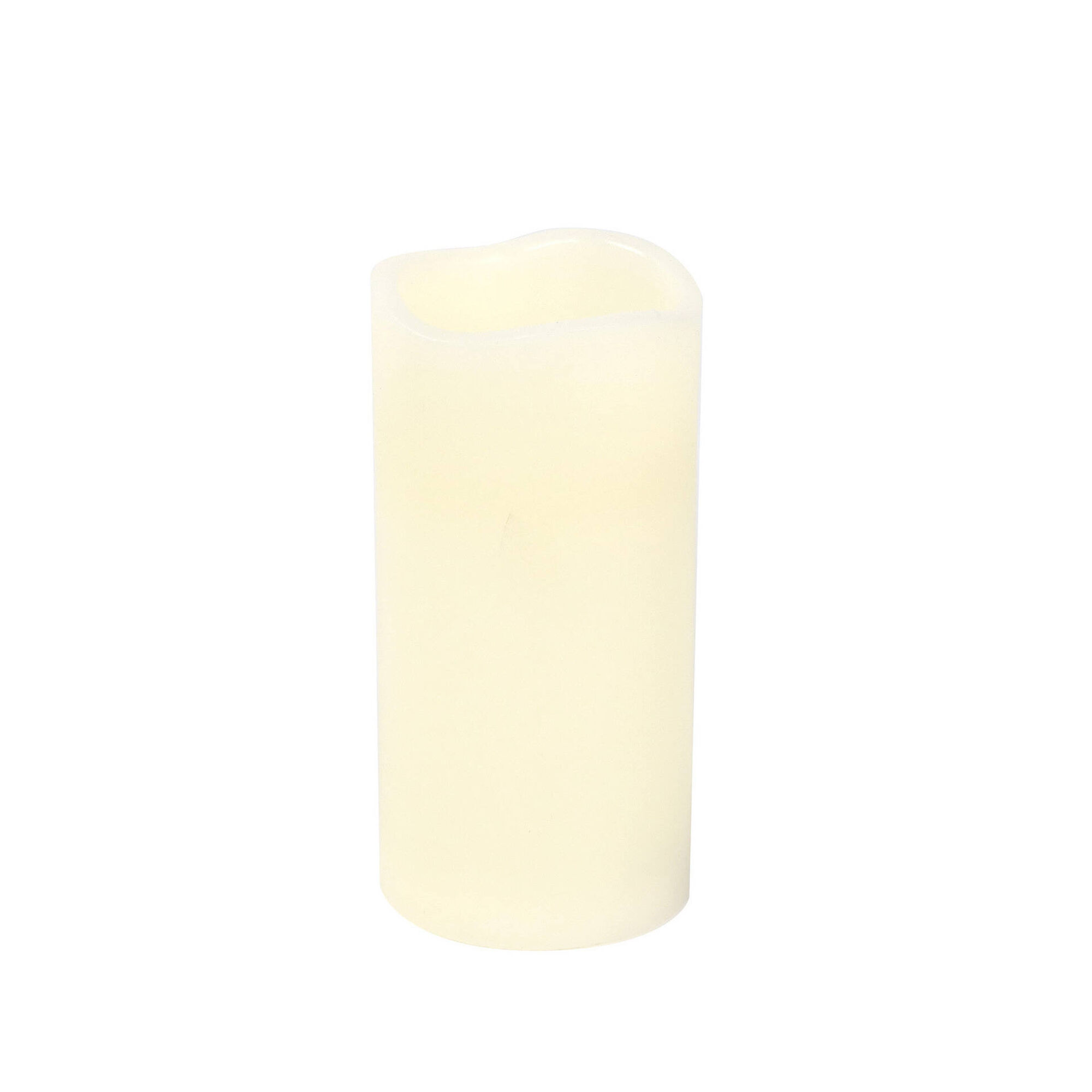 Vela Pilar LED 15cm Branca