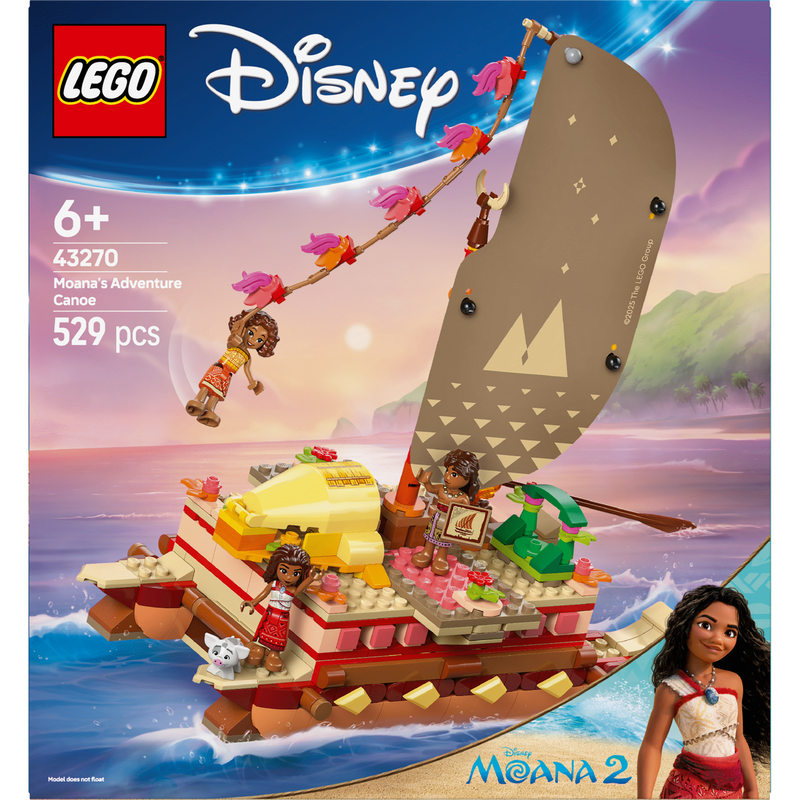 LEGO Disney - Canoa de Aventuras da Vaiana - 43270