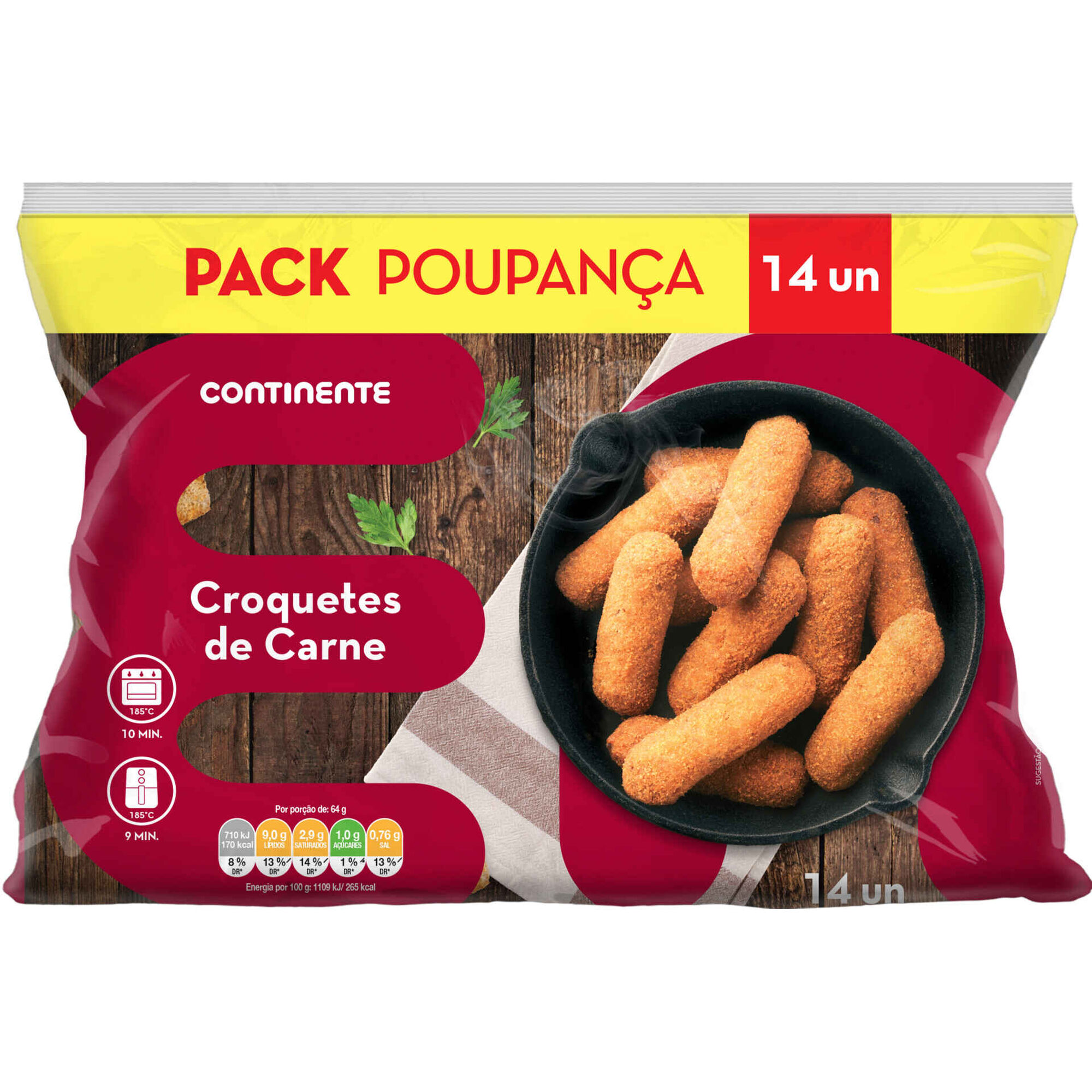 Croquetes de Carne Forno Pack Poupança