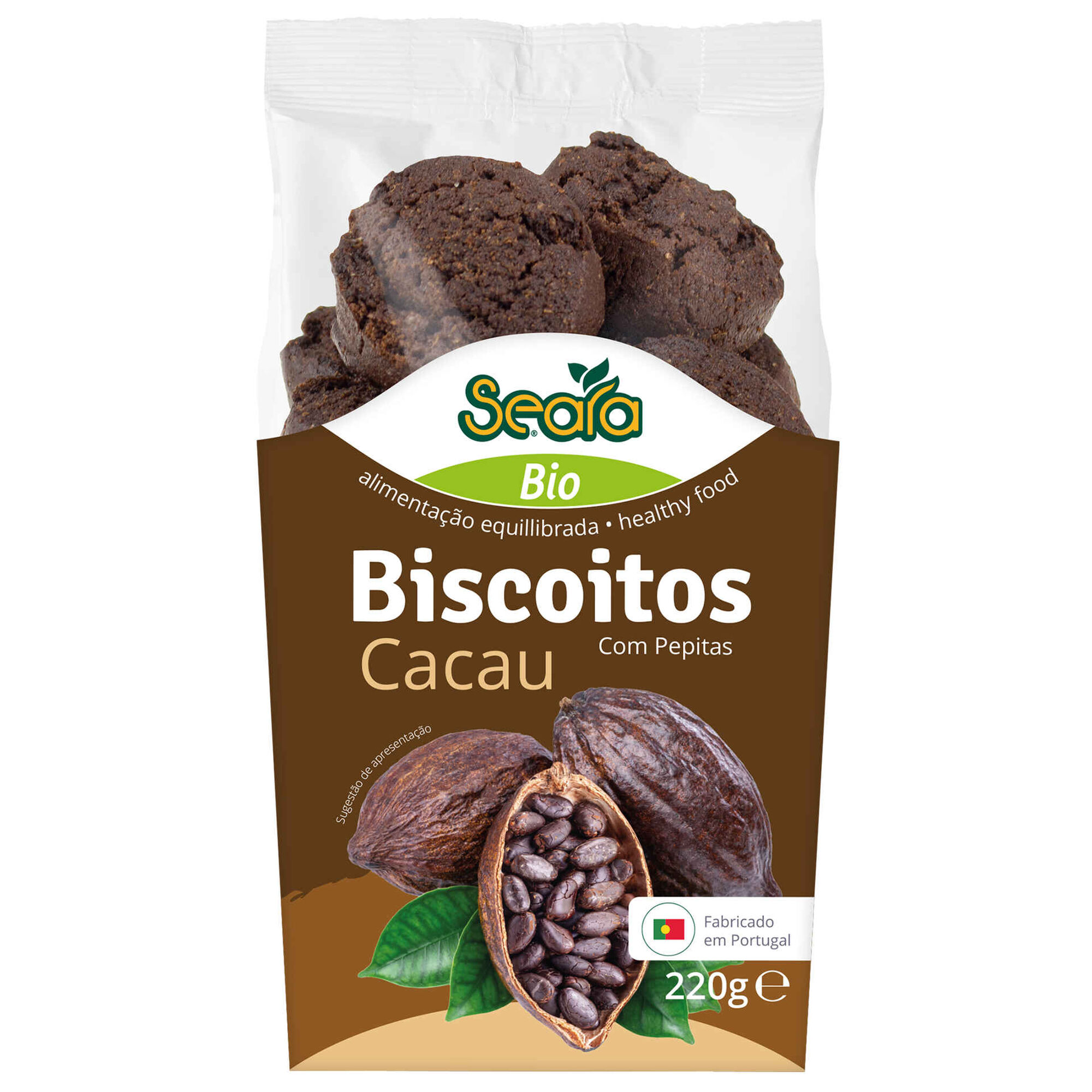 Biscoitos Cacau