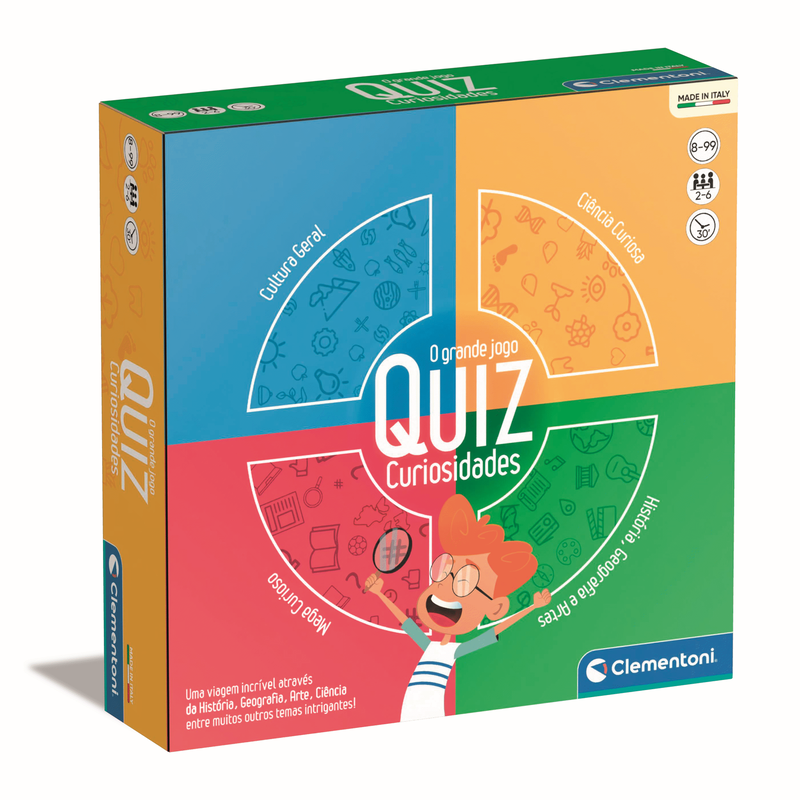 Clementoni - Jogo O Grande Quiz Curiosidades