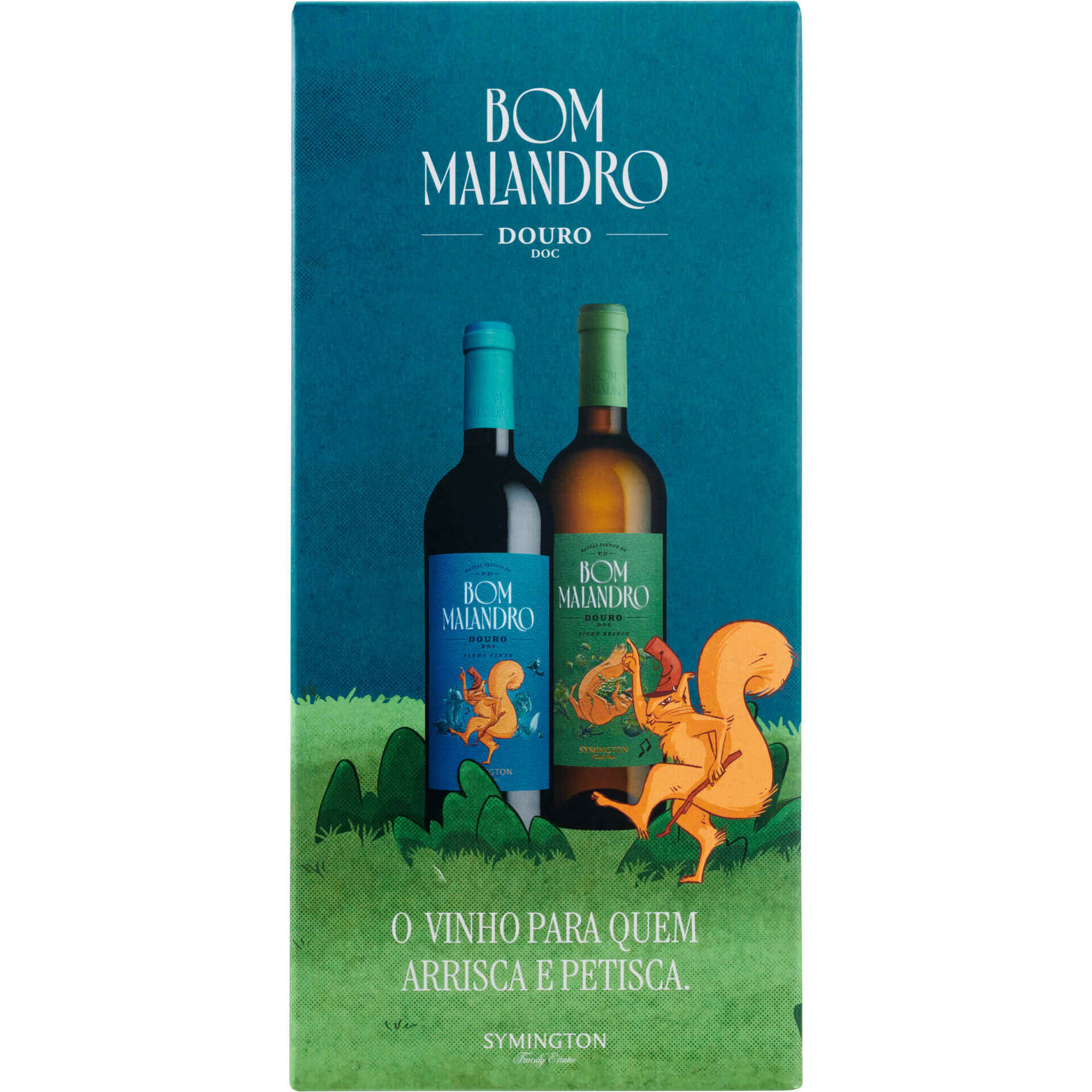 Bom Malandro Douro Vinho Branco e Vinho Tinto Conjunto