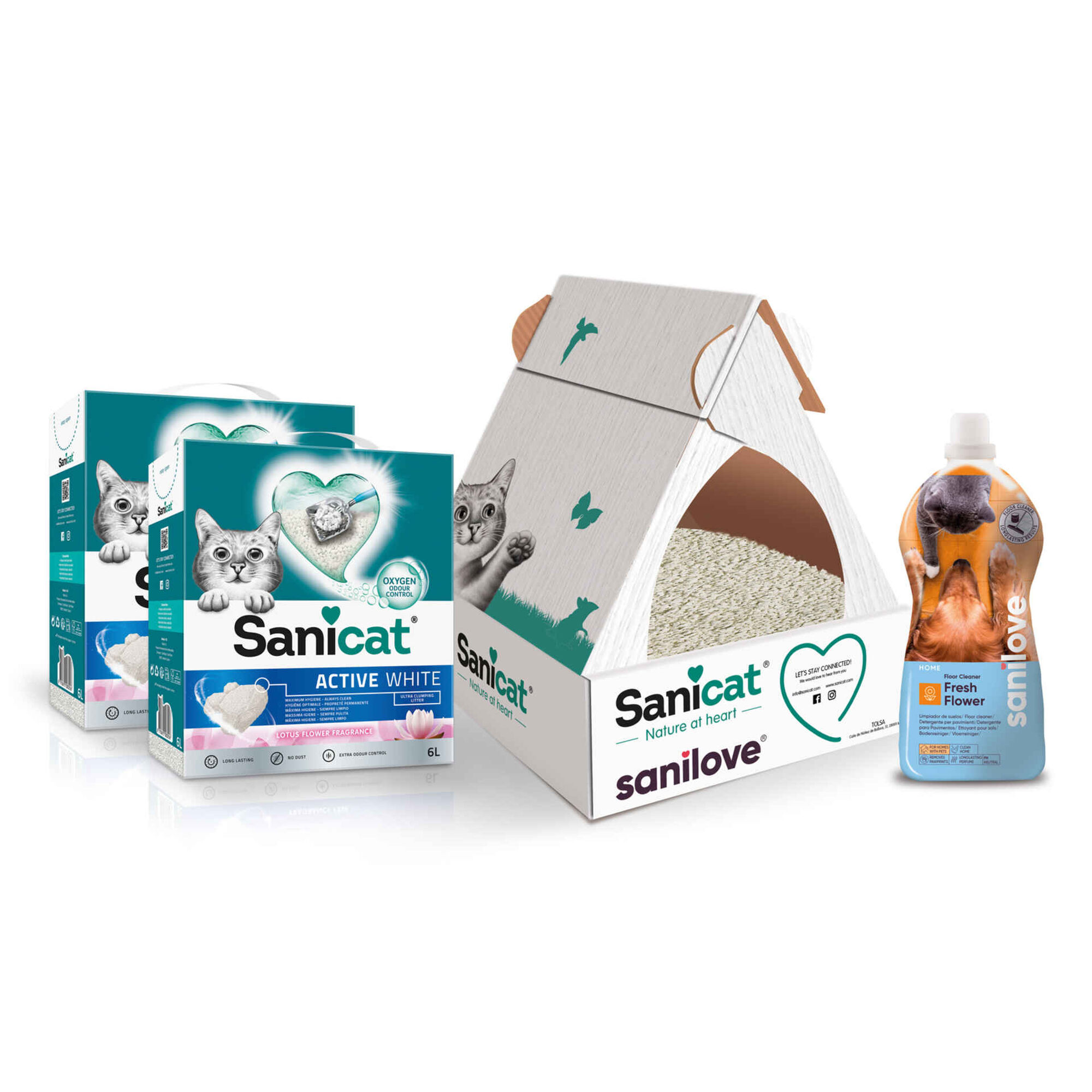 Absorvente para Gato + Lava Chão Absorvente para Gato + Lava Chão
