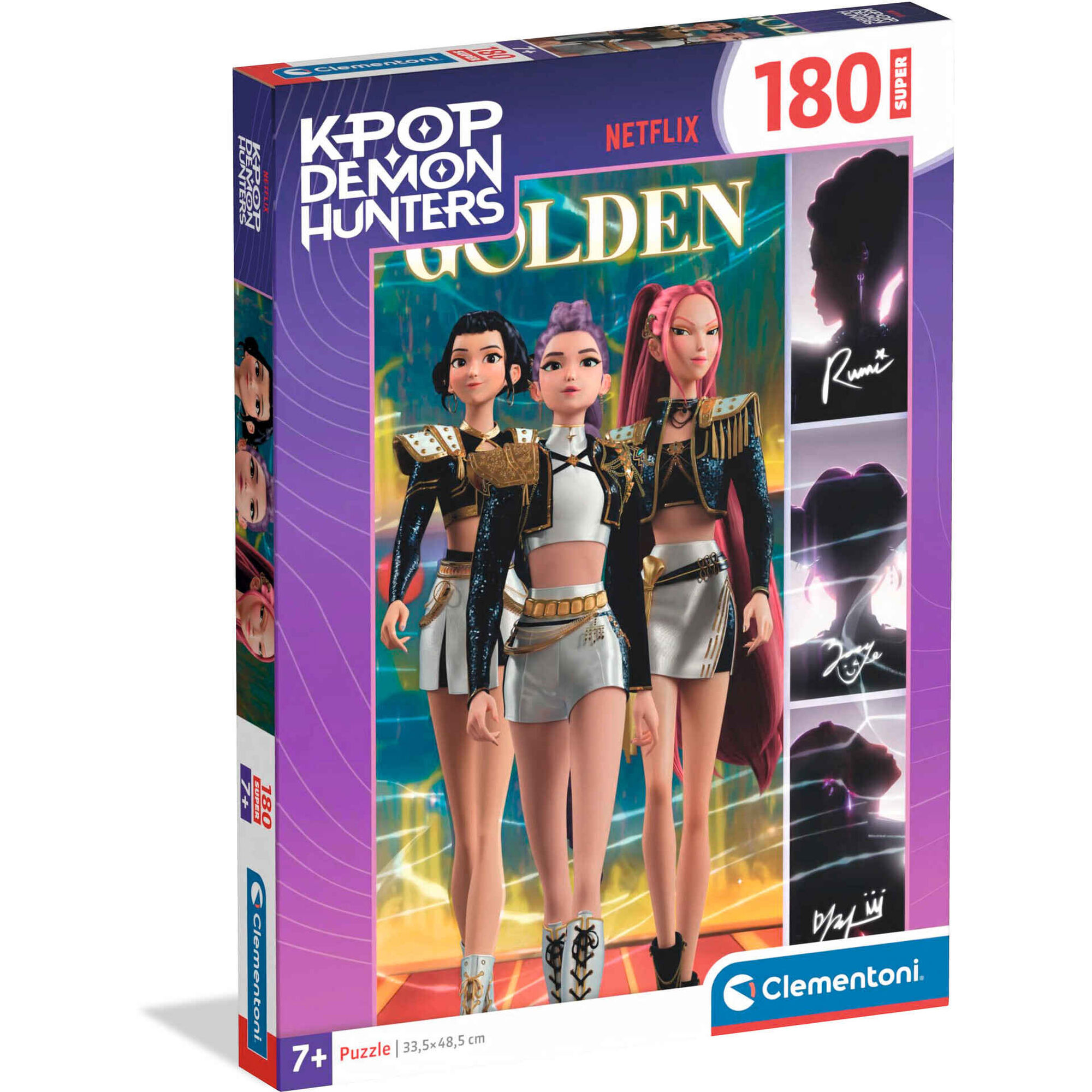 Clementoni - Puzzle K-Pop Demon Hunters 180 Pe&ccedil;as