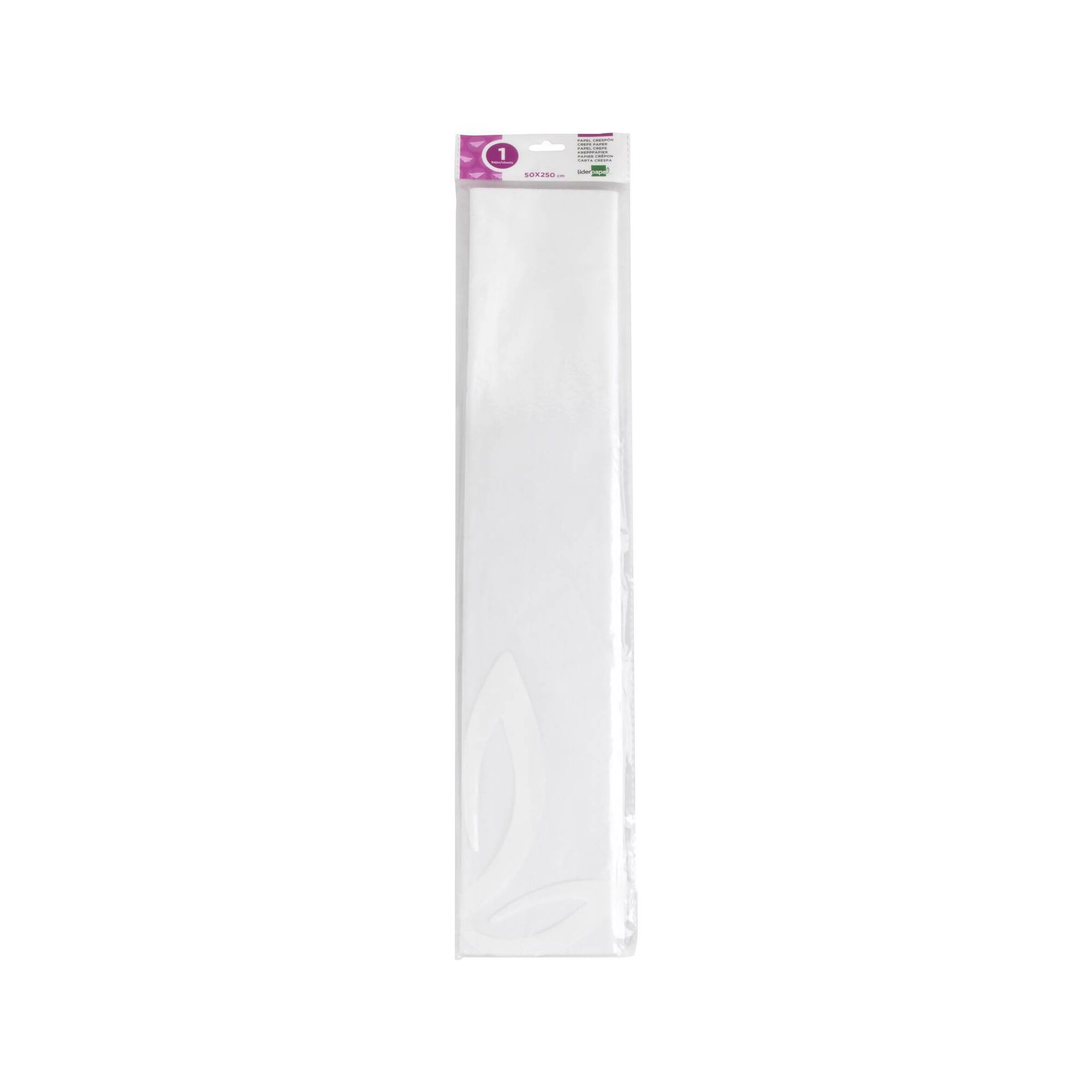 Papel Crepe Branco 50x25cm