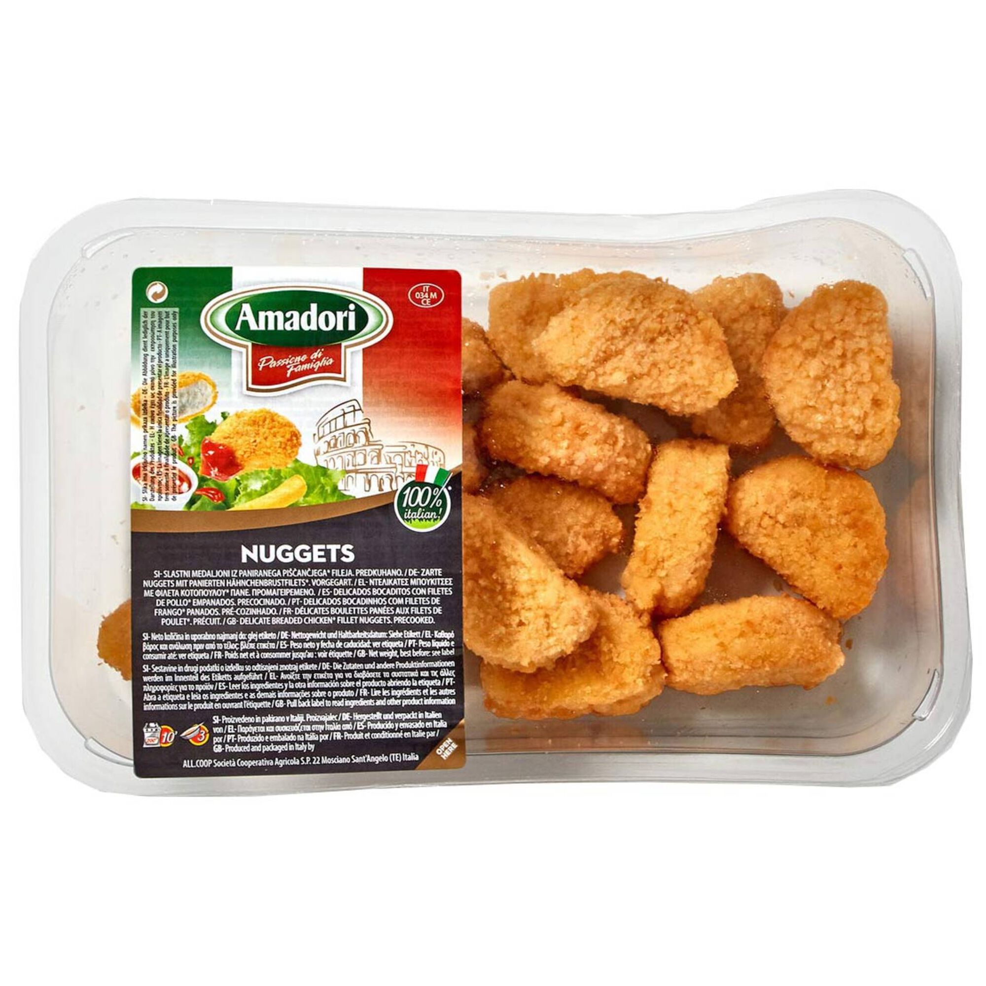 Nuggets de Frango Panados