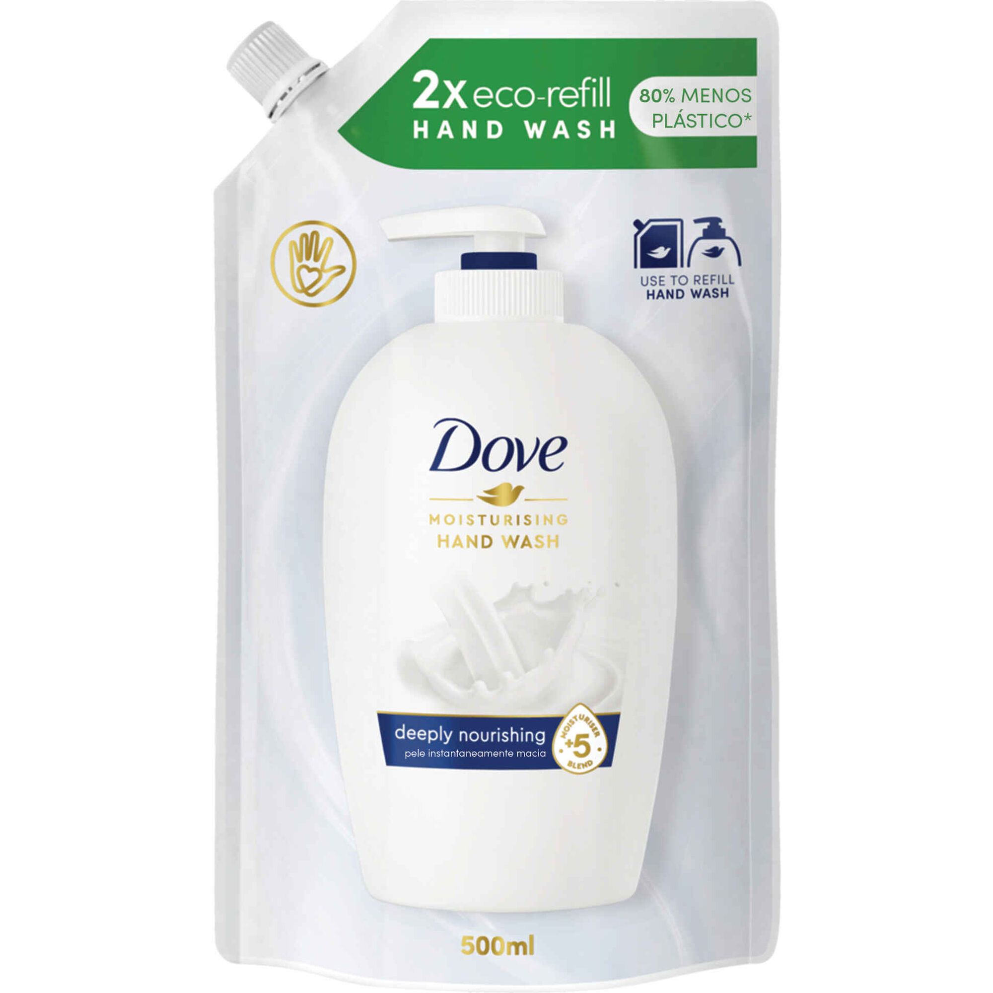 Sabonete L&iacute;quido Eco Recarga Hidratante