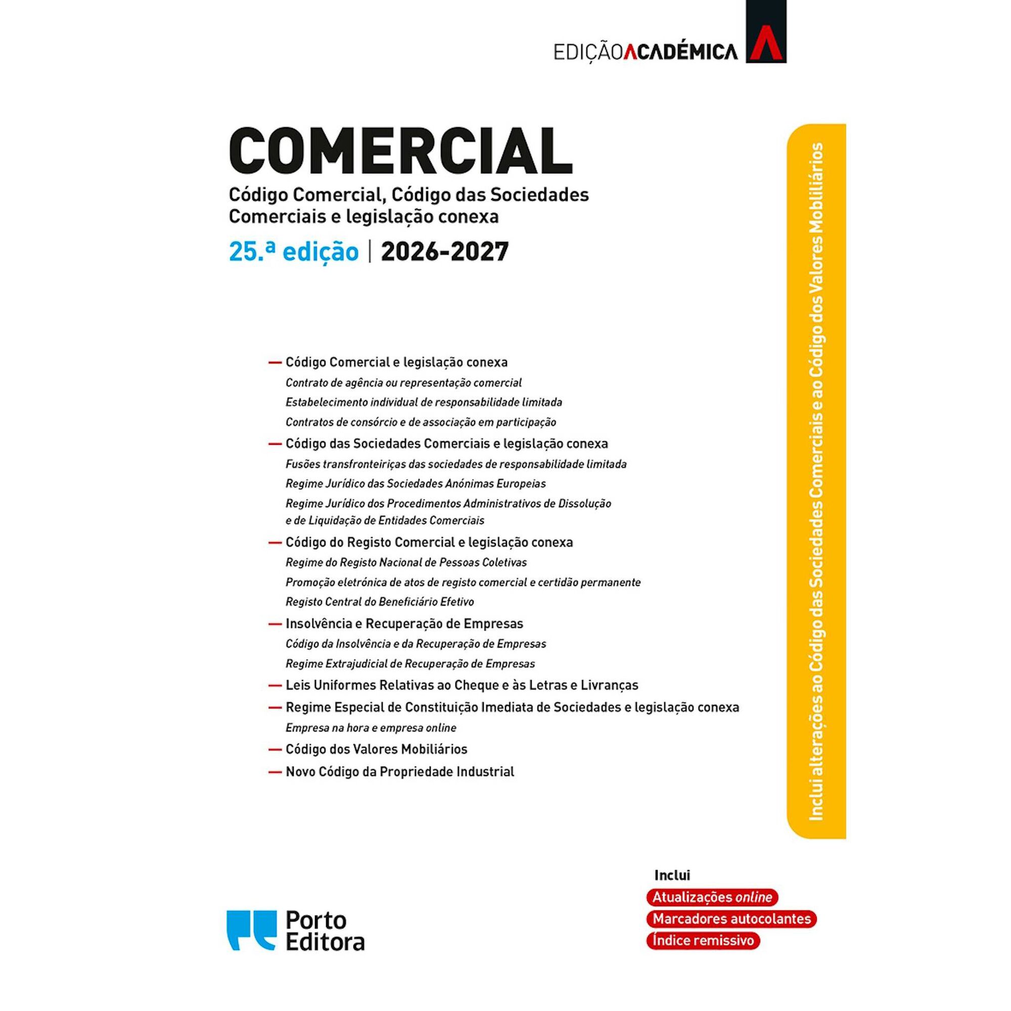 Comercial - Edi&ccedil;&atilde;o Acad&eacute;mica (25.&ordm; Edi&ccedil;&atilde;o)