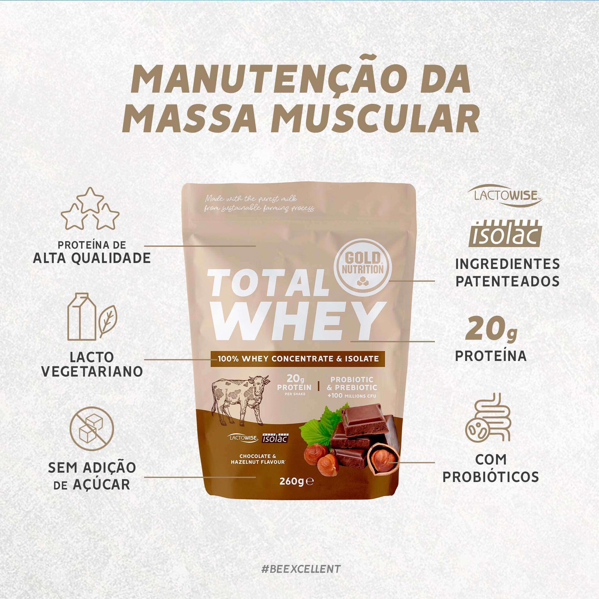 Total Whey Chocolate e Avel&atilde;