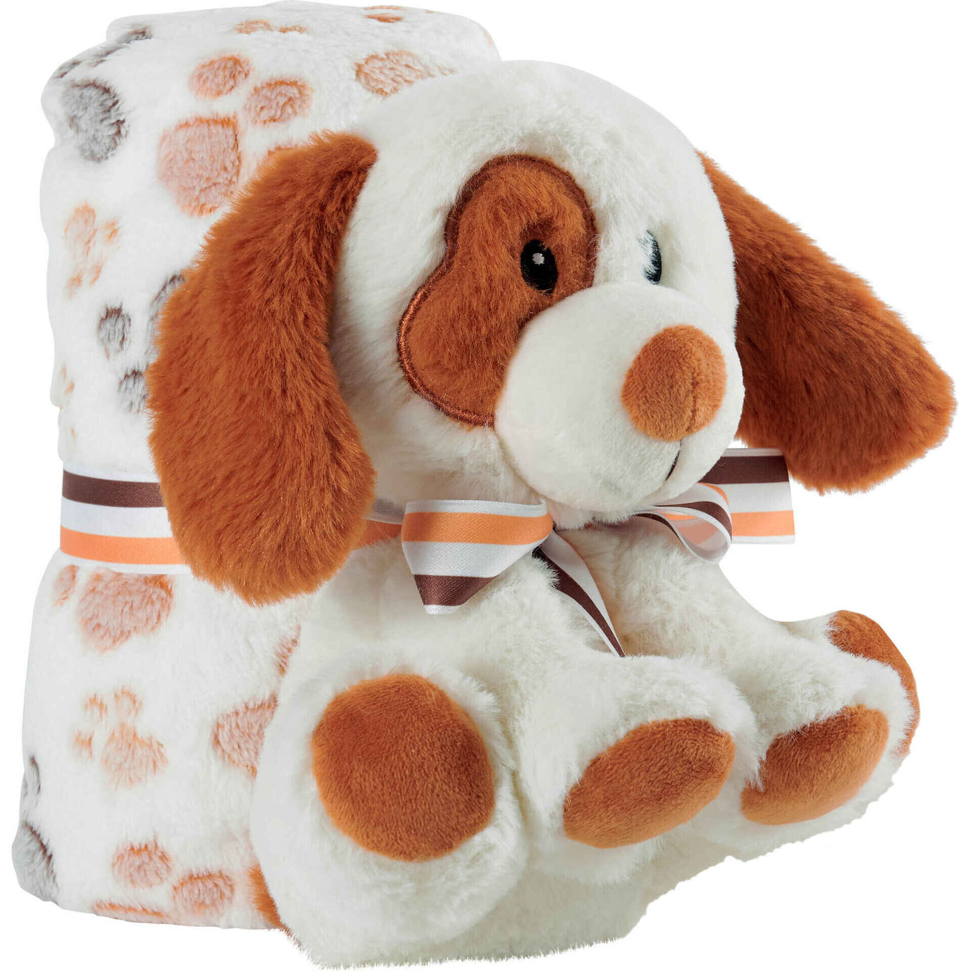 Manta 80X120cm com Peluche Cão